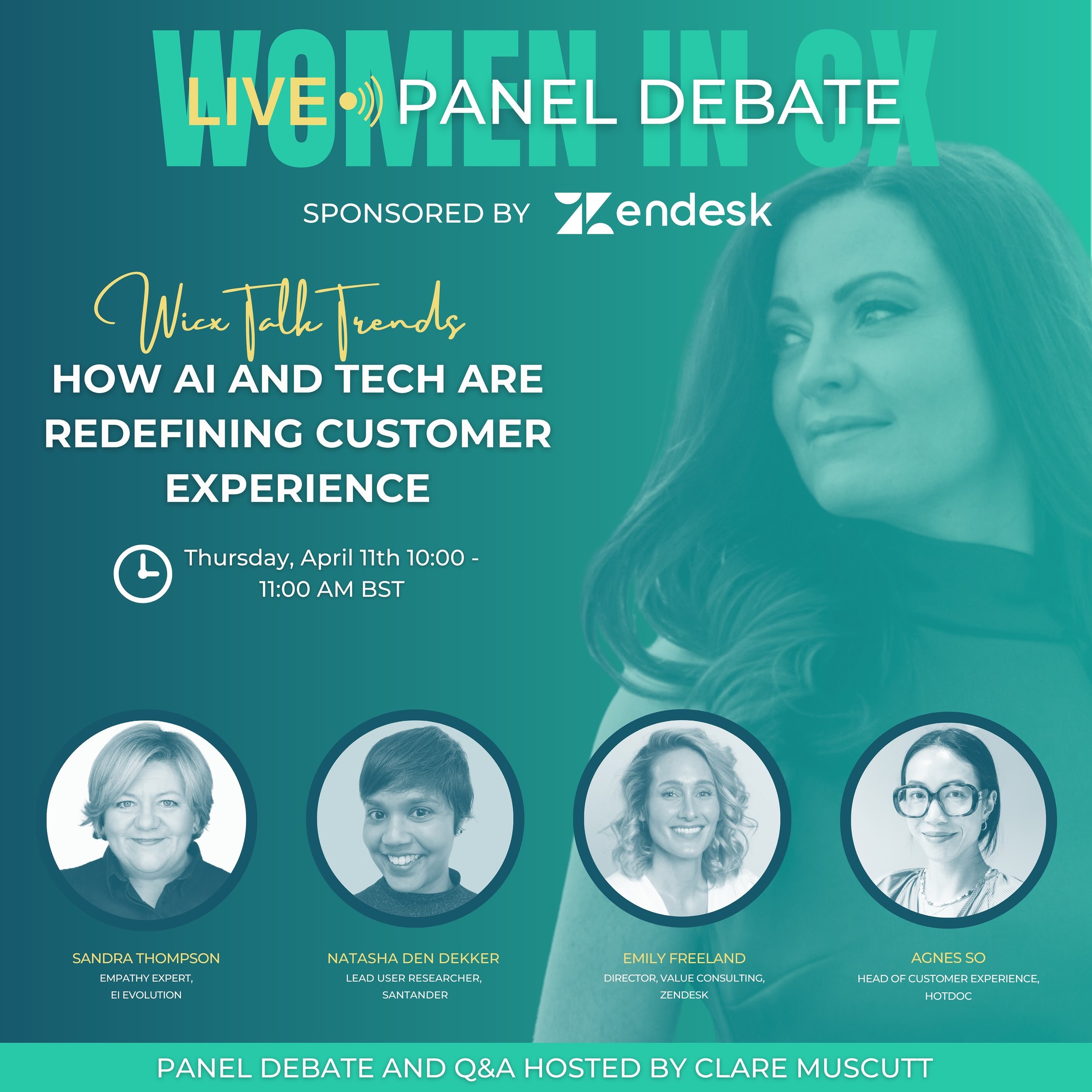 Trust us, you don&rsquo;t want to miss this. 👀
&nbsp;
Collaborating with @zendesk to bring you the freshest insights hot off the press, join us at 10 AM BST tomorrow for our FREE panel discussion, &lsquo;WiCX Talk Trends: How AI and Technology are R
