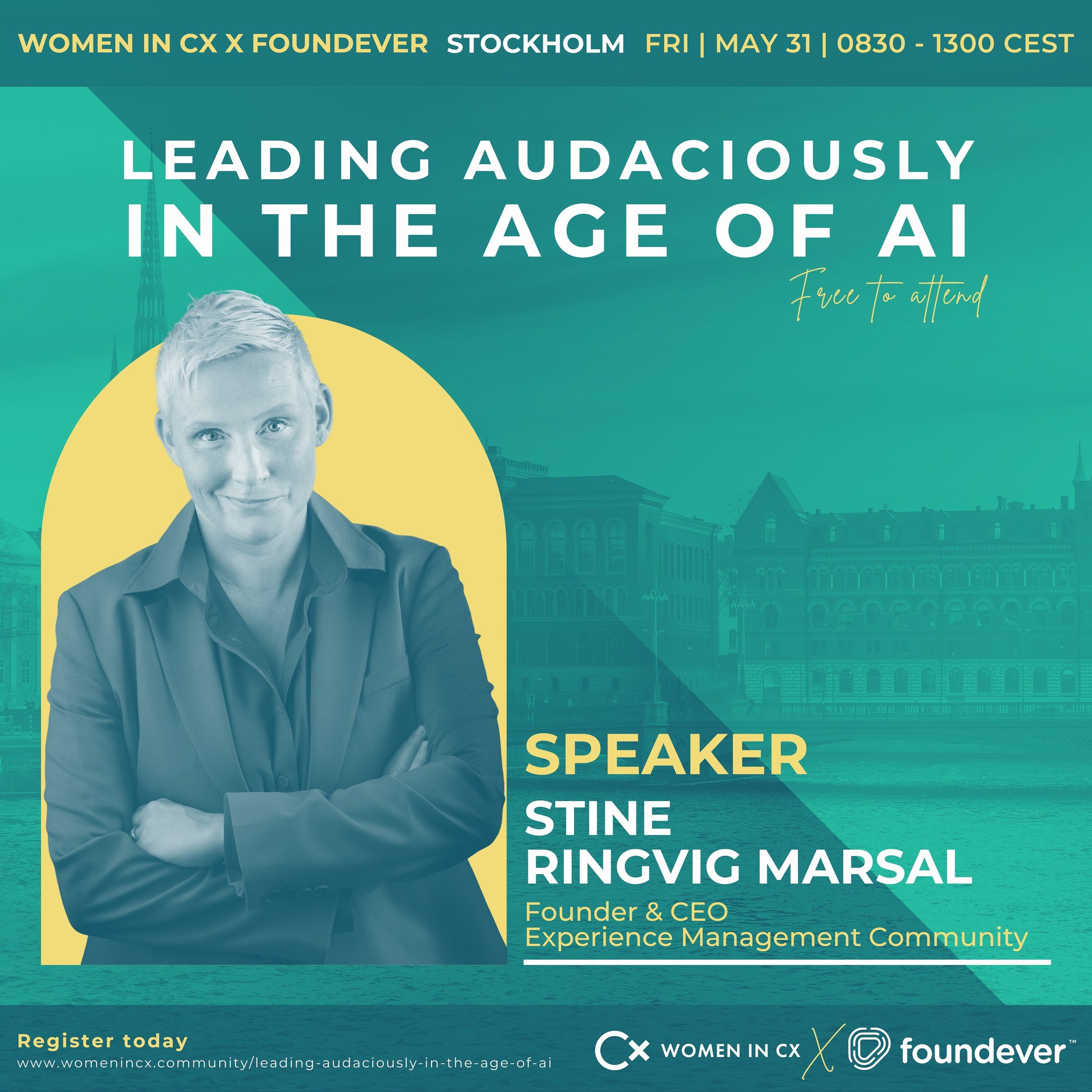 Now this speaker you may already recognise. 👀
&nbsp;
Having hosted many a masterclass for the Women in CX community, we&rsquo;re over the moon to announce that Stine Ringvig Marsal will be taking to the stage at our free upcoming event, &lsquo;Leadi