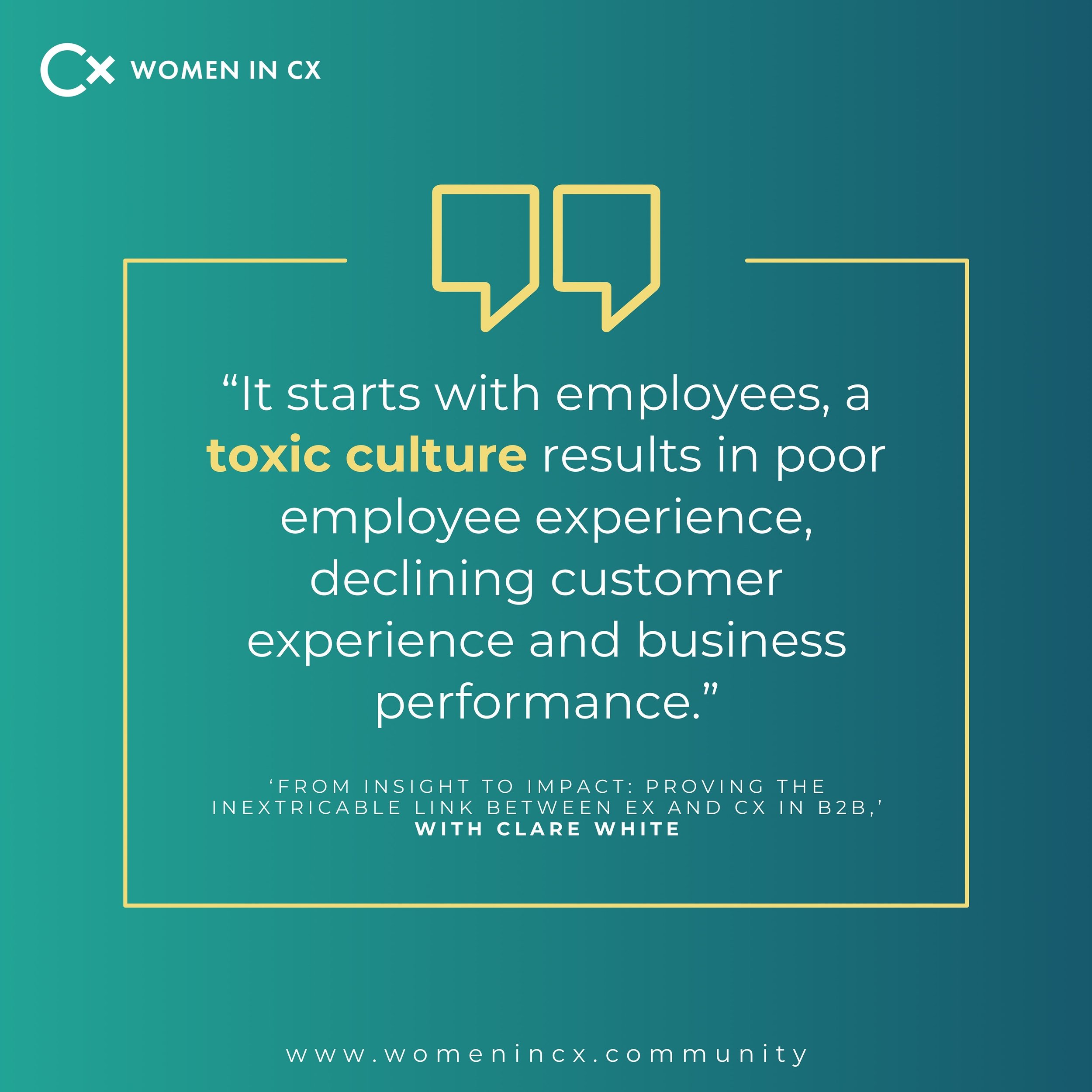 Just how inextricable is the link between employee and customer experience? 🔗
&nbsp;
Joined recently by Clare White, CEO and Founder of Connected CX, for her case study, &lsquo;From Insight to Impact: Proving the Inextricable Link Between EX and CX 