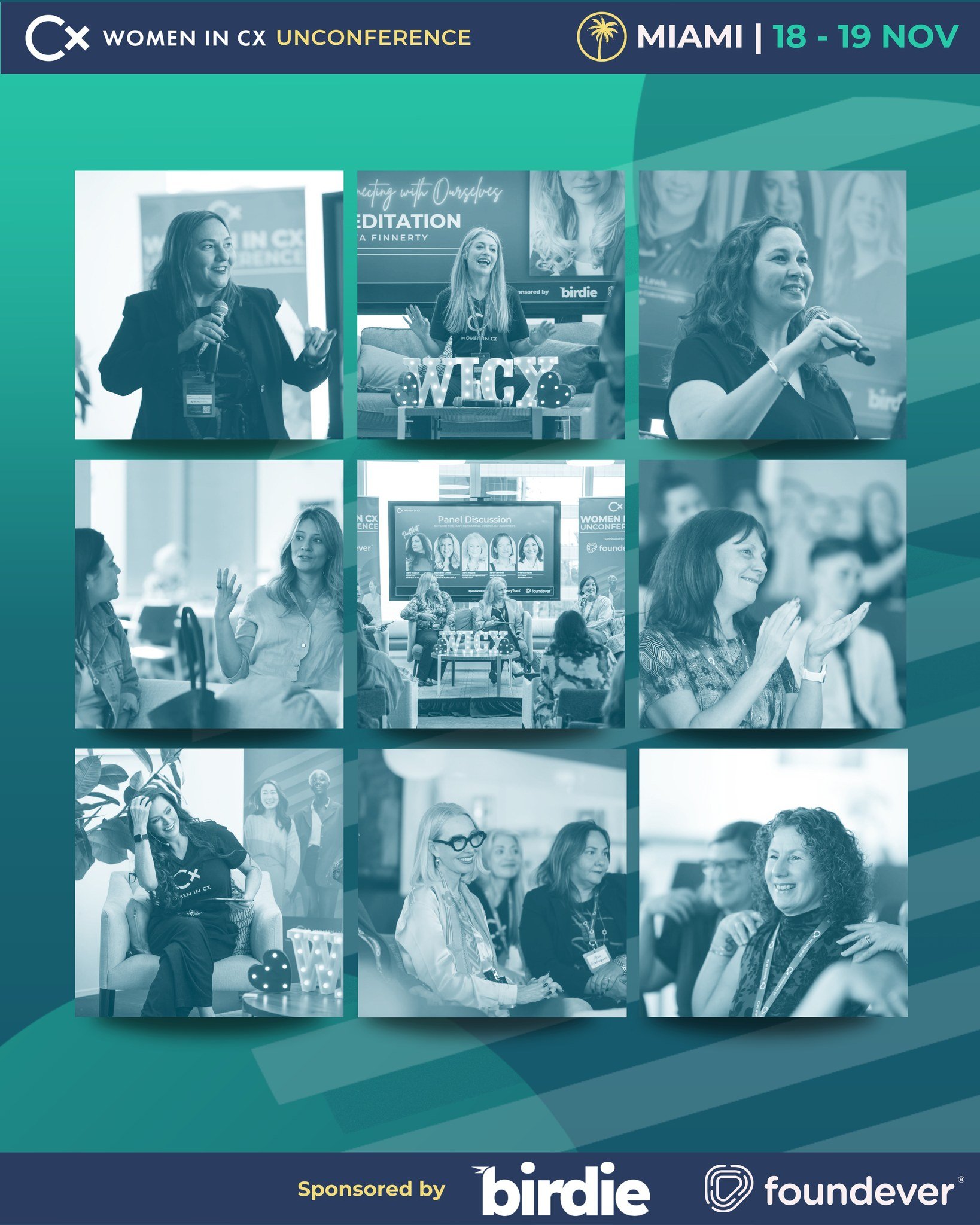 The energy and conversations that unfolded this week in Miami were nothing short of magical. 

Wrapped in glorious sunshine and cocooned amidst the towering skyscrapers, we reunited with women we hadn&rsquo;t seen since our last UnConference in Dalla