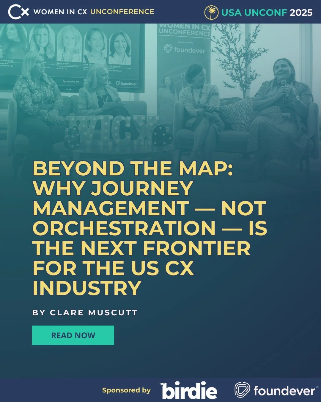 The biggest gap in your CX transformation? Believing journey maps are enough. 😬

In her latest article, @thecxnomad  shares key takeaways from the recent WiCX US UnConference in Miami, revealing why static maps are failing to keep pace with today&rs