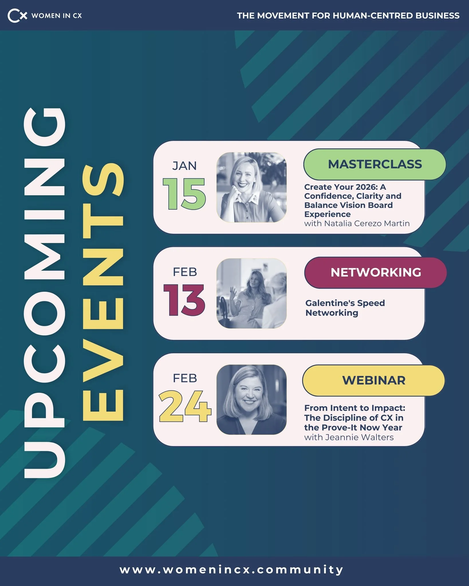 Looking to sharpen your CX skills and build meaningful connections in 2026? 

Inside the WiCX Inner Circle, we&rsquo;re kicking off the new year with a packed lineup of exclusive online events designed to support your growth, expand your CX toolkit, 