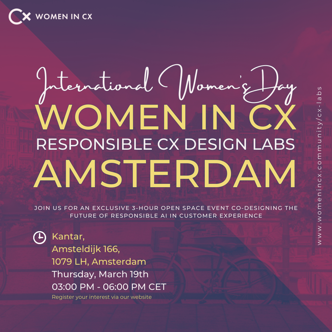 Amsterdam | International Women’s Day, Global CX Lab (Free Open Event)