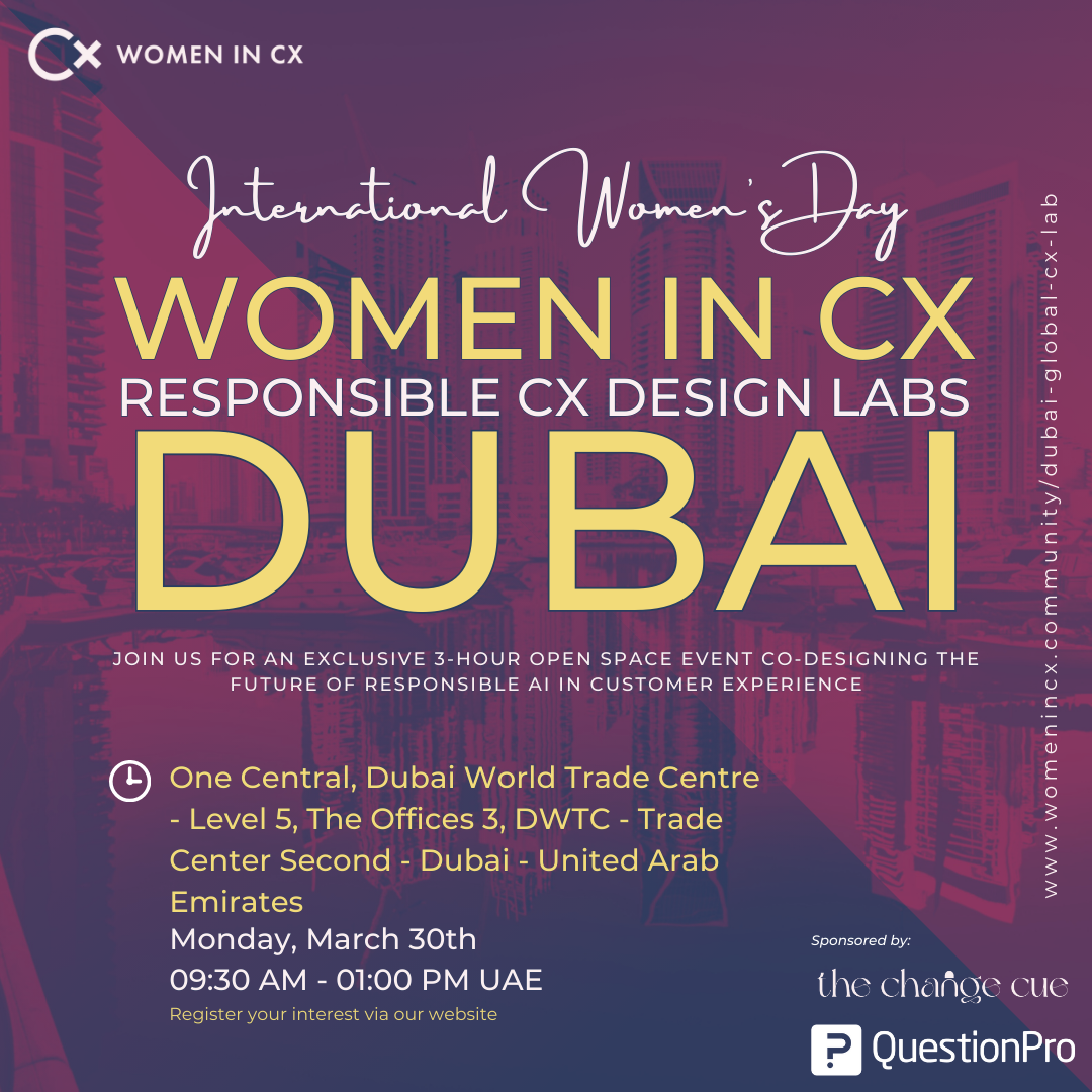 Dubai | International Women’s Day, Global CX Lab (Free Open Event)