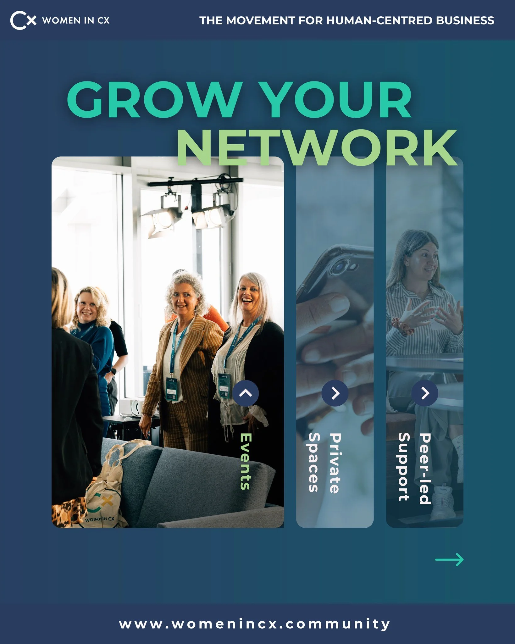 Here at Women in CX, we do networking differently&hellip; 

Inside the Inner Circle, you&rsquo;ll join a smaller, vendor-neutral space where every member shares your passion &ndash; and our values. 

We keep it intentional, welcoming only a handful o