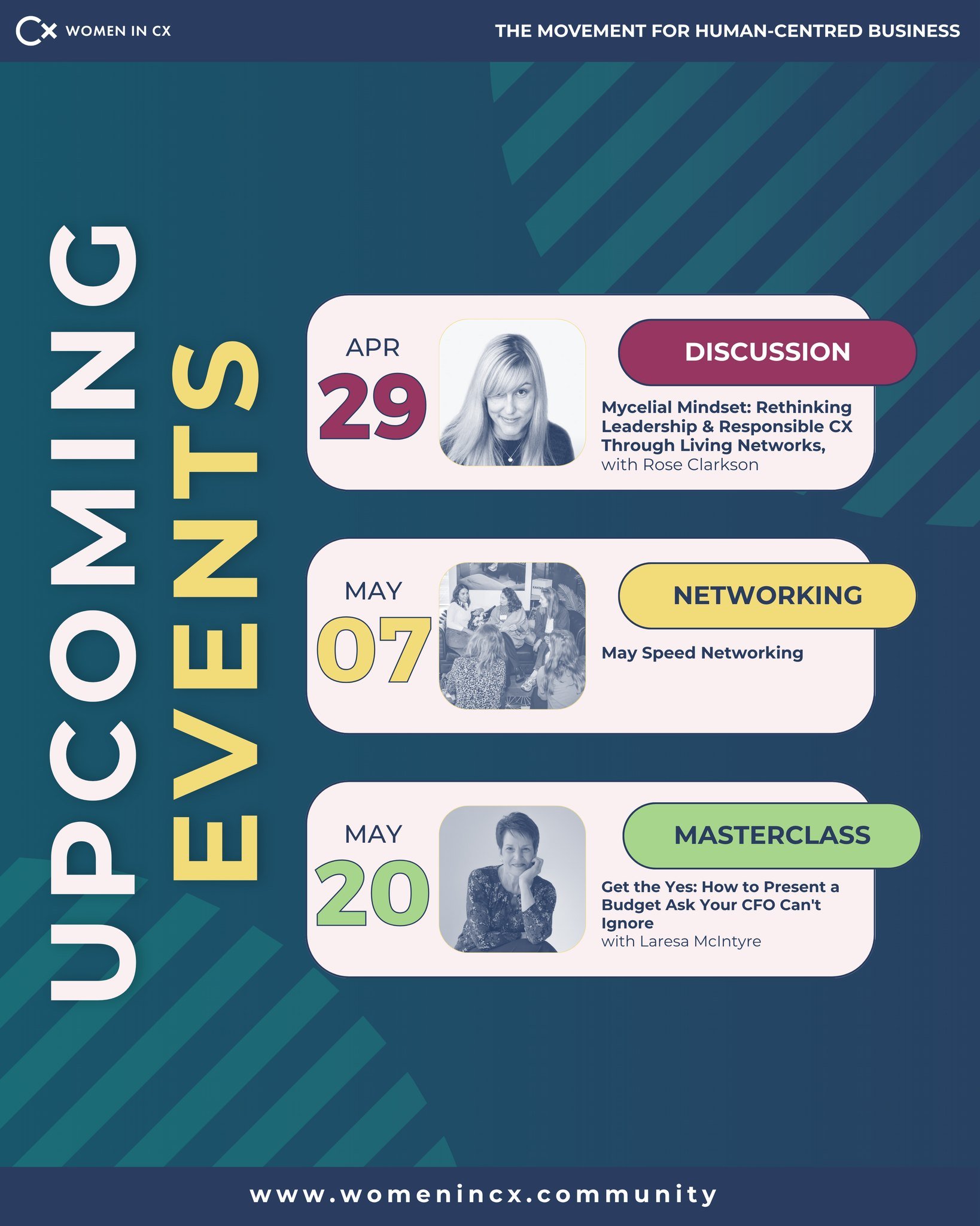 Ready to step into conversations that challenge your thinking and grow your impact in CX? 🚀

Inside the WiCX Inner Circle, we regularly host exclusive online events designed to help you expand your CX toolkit and help you grow your expertise.

From 