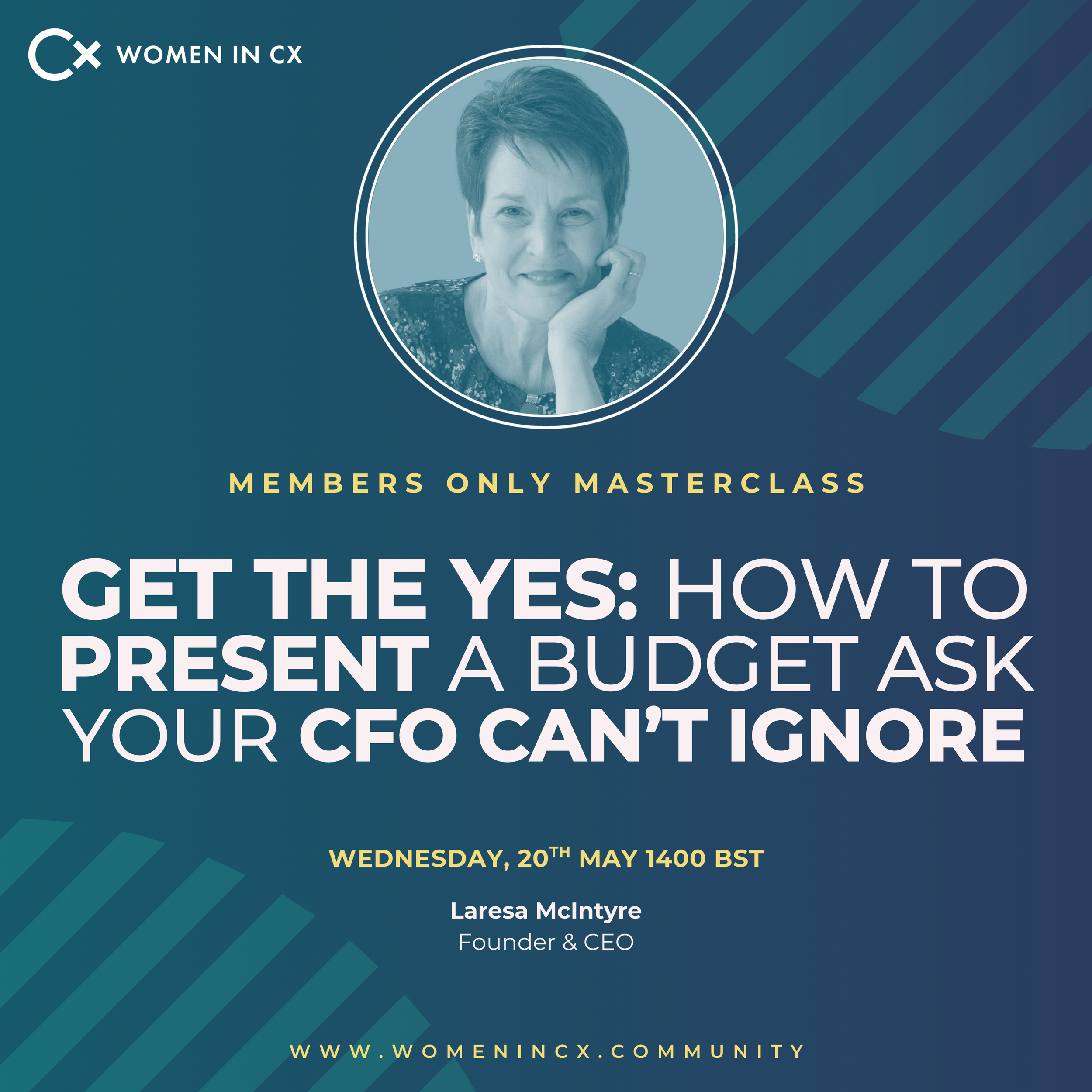 Masterclass | Get the Yes: How to Present a Budget Ask Your CFO Can't Ignore, with Laresa McIntyre (Inner Circle Members Only)