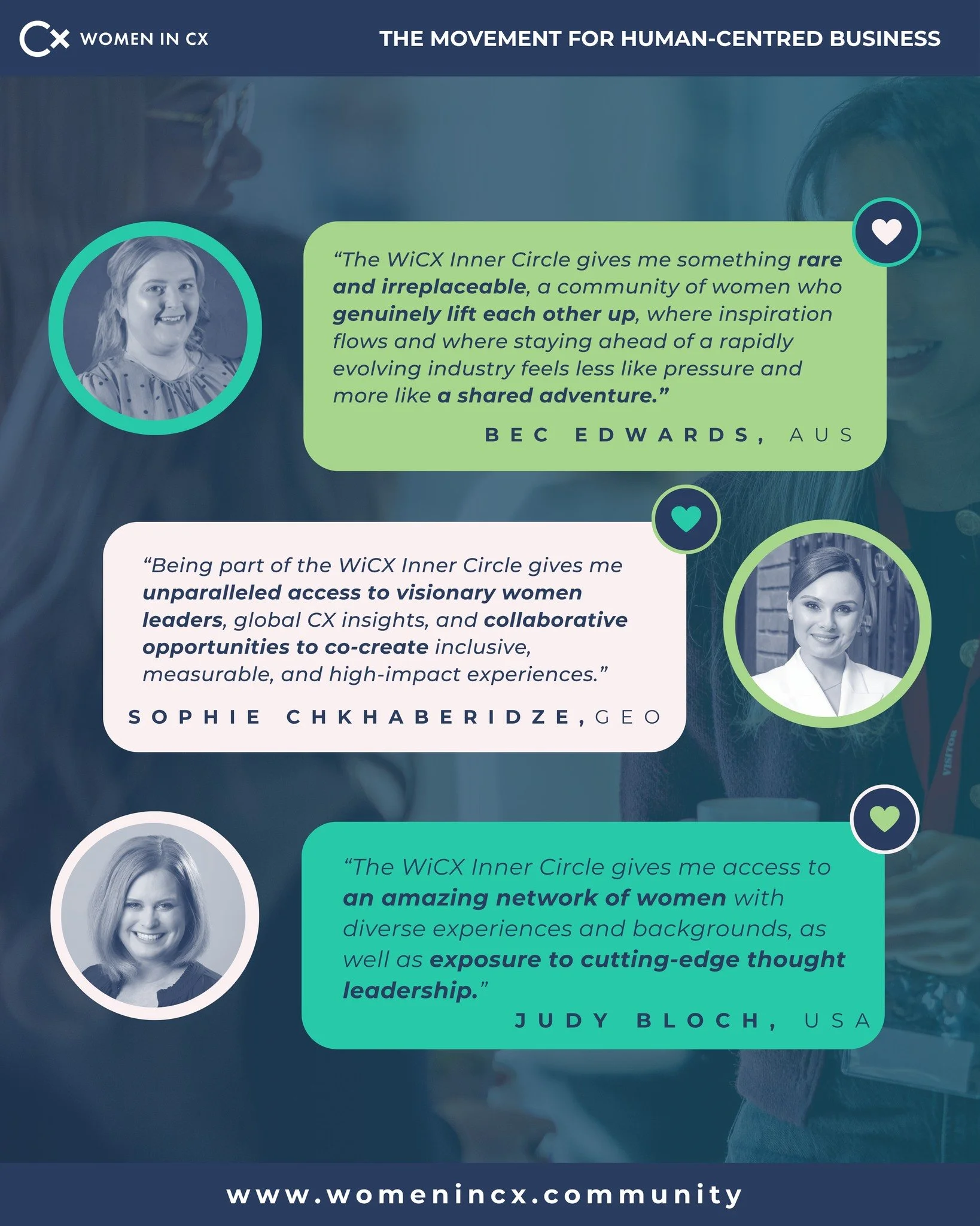 Our members consistently describe us as a rare community. 

Where women genuinely support each other, where fresh ideas and inspiration are shared freely, and where staying ahead in a fast-moving industry feels collaborative rather than overwhelming.