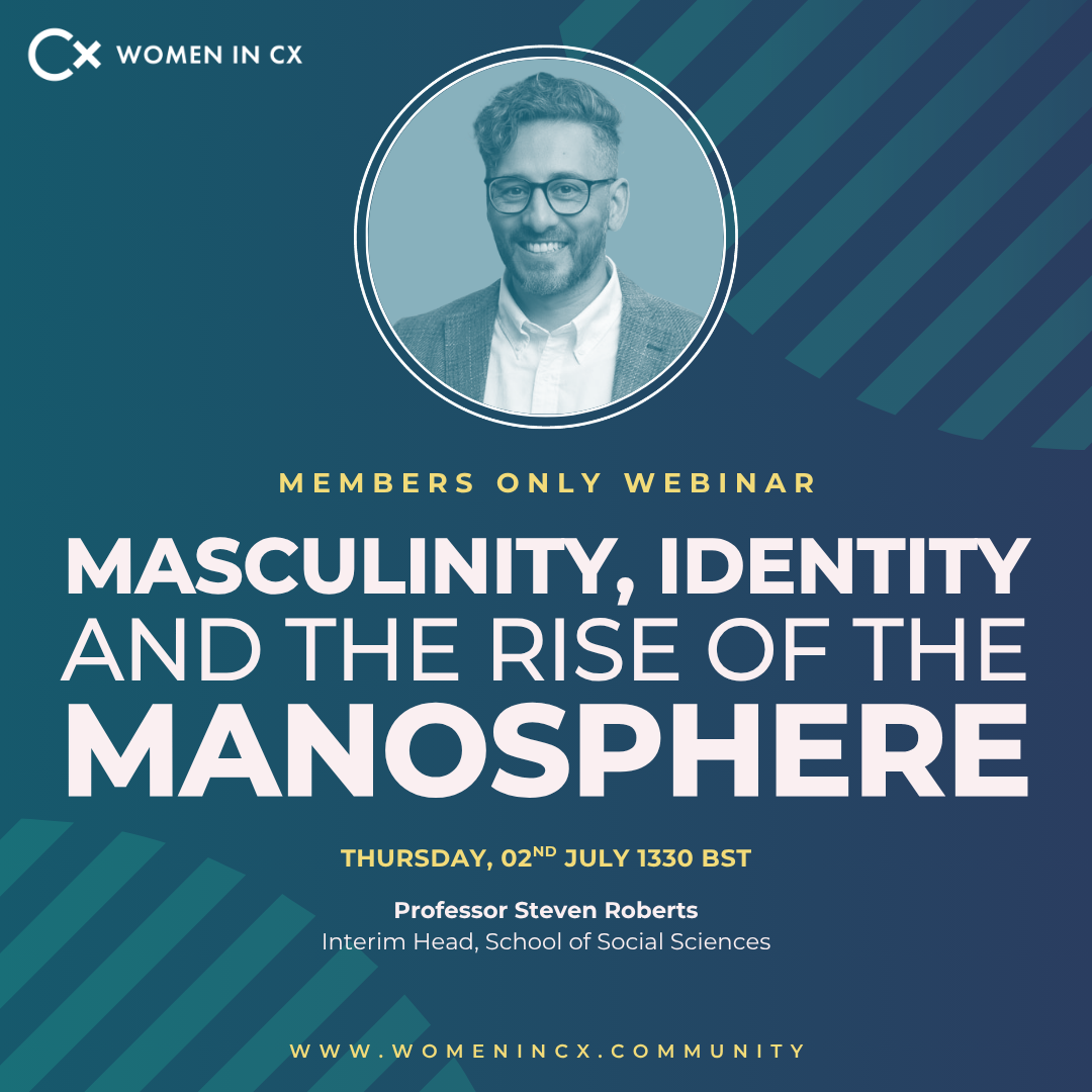 Webinar | Masculinity, Identity and the Rise of the Manosphere, with Steven Roberts (Inner Circle Members Only)