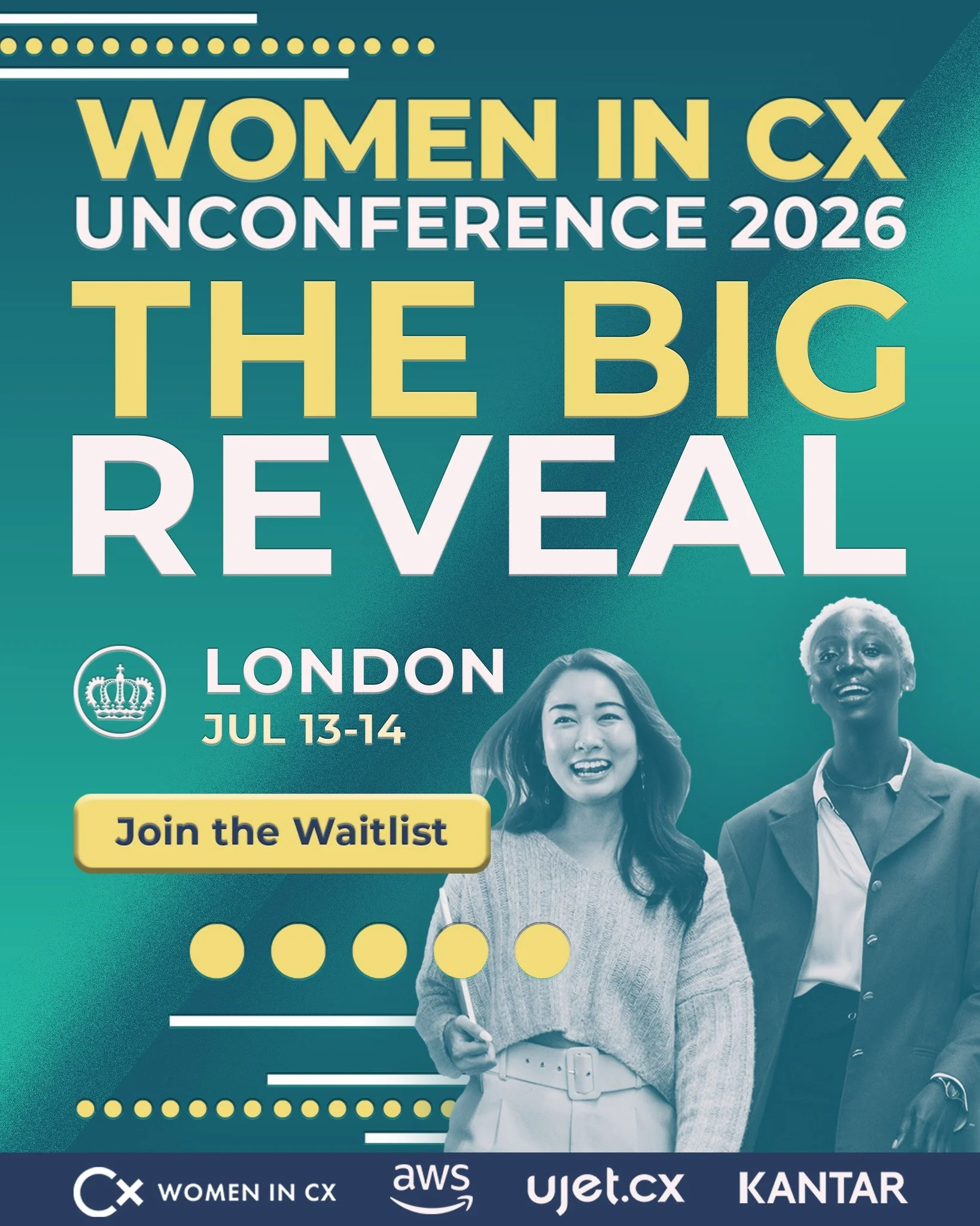 NEW! Our biggest UnConference update yet&hellip; 📣

We&rsquo;ve been quietly building something really special over the past few months, and now we can finally share it with you. 

Drumroll please&hellip;

⚡The full WiCX EMEA UnConference London 202