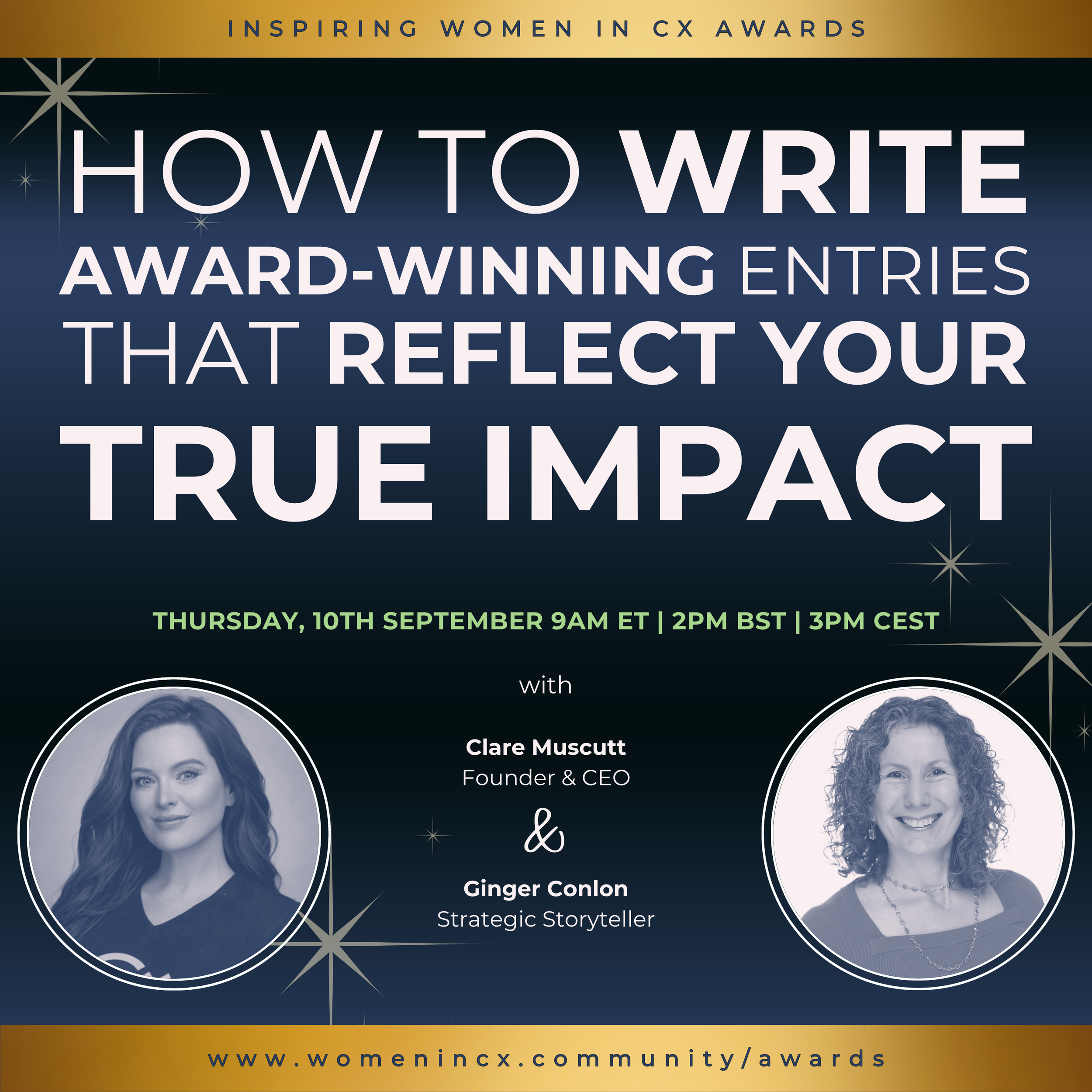 Inspiring Women in CX Awards™ 2026 Launch &amp; FREE Live Masterclass