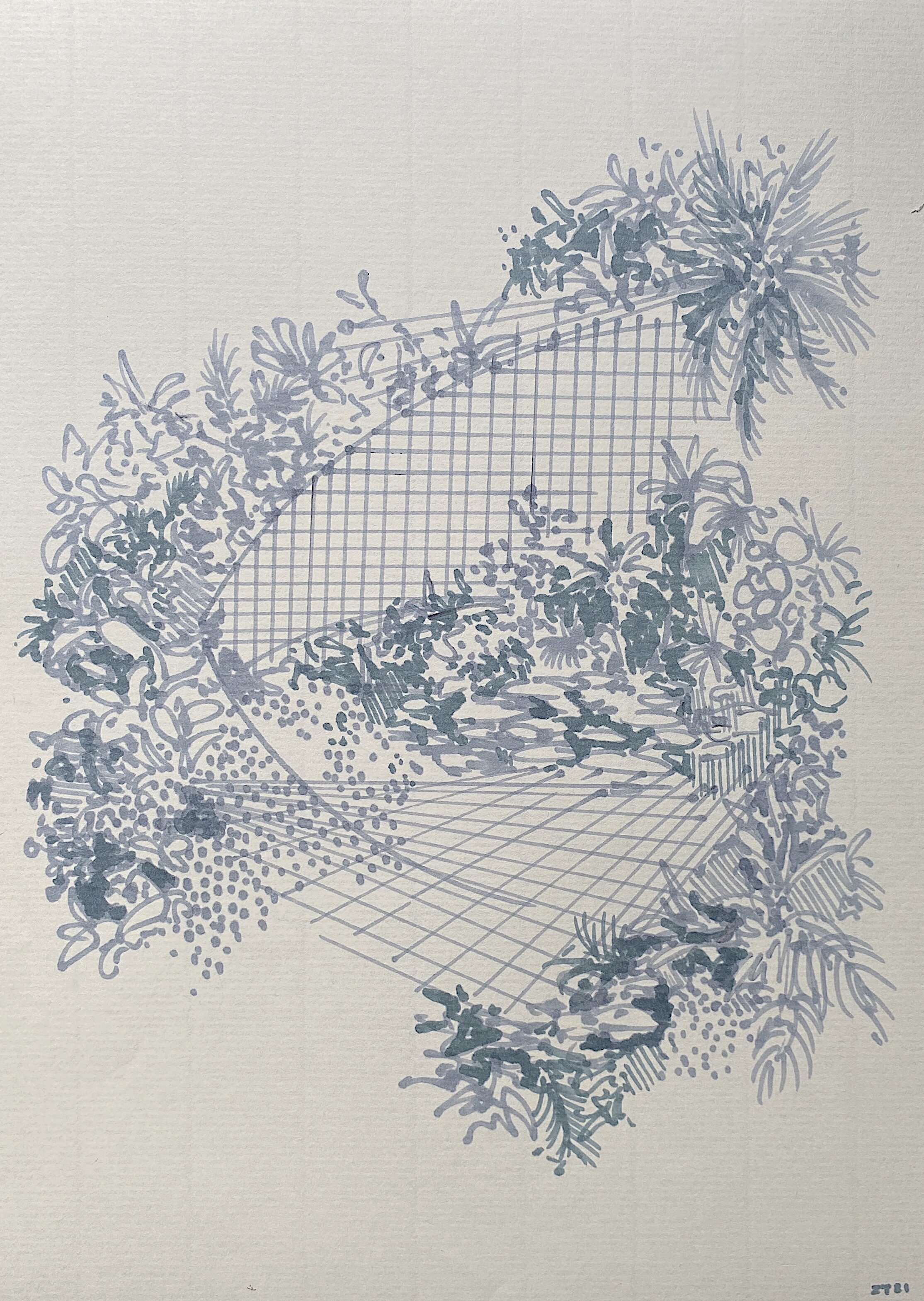 The Garden Was Woven, Thread By Thread. Ink On Paper. 210mm x 298mm.jpg