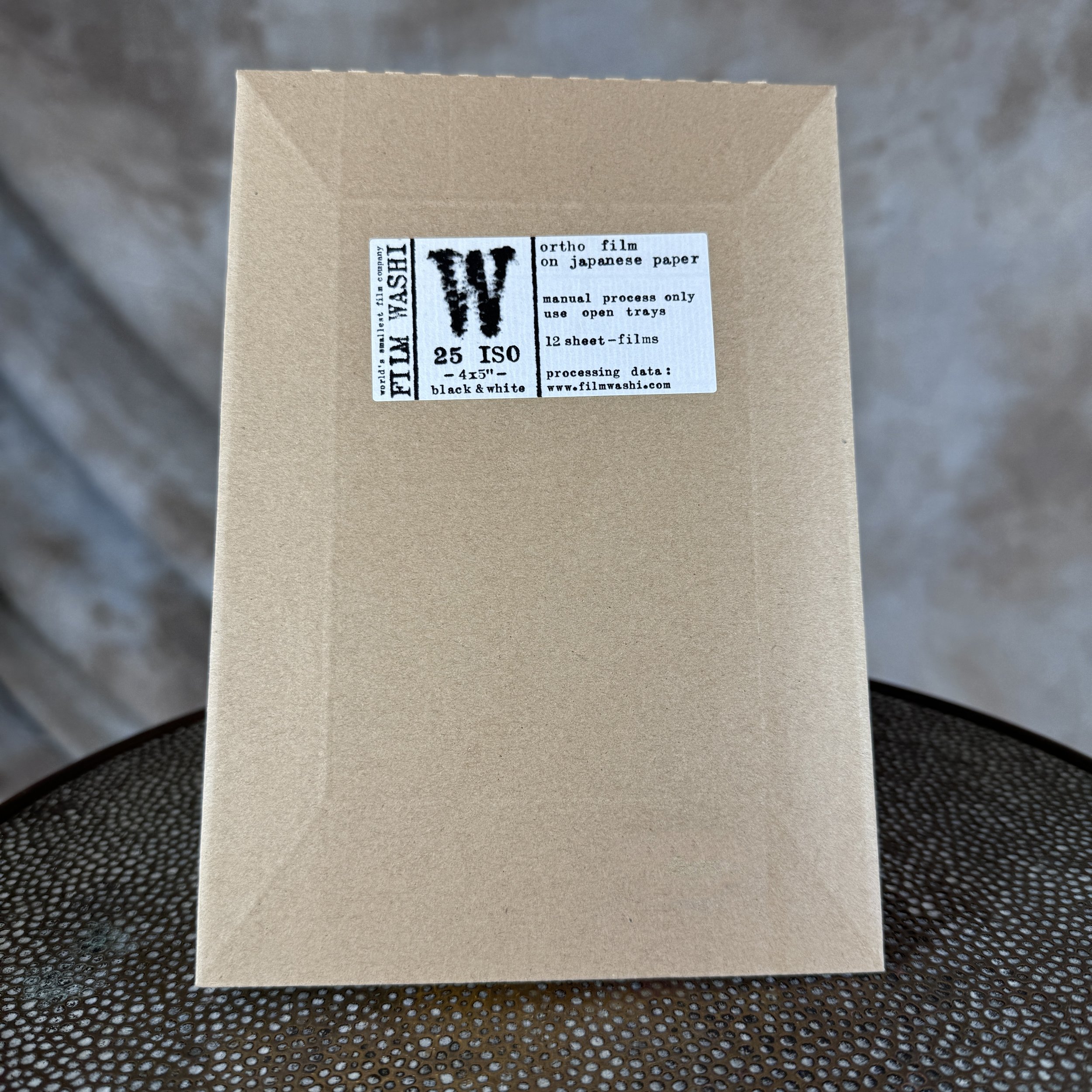 Washi W - 25 iso - 4x5 inch - 12 sheet