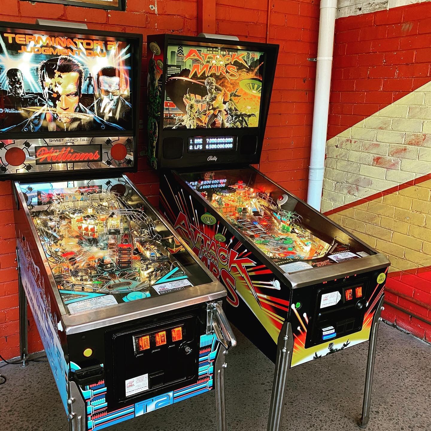 I know you can&rsquo;t play them yet&hellip; but you will VERY soon! Z Ball is now at Mountain Goat in Newtown with these 2 beautiful machines!