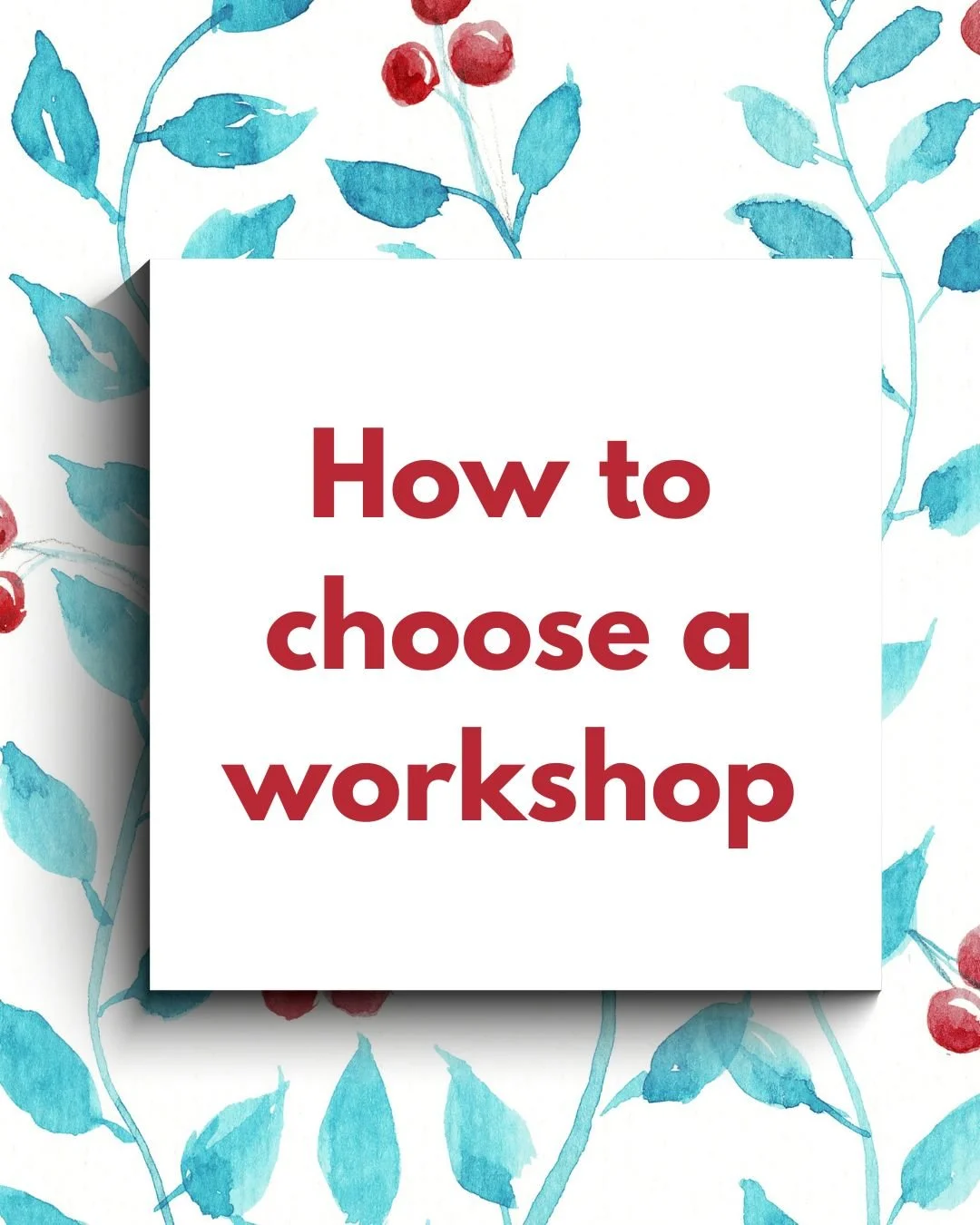 How to choose a botanical art course