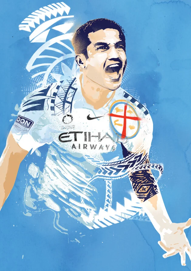 football melbourne city football club cahill sports advertising illustration.jpg