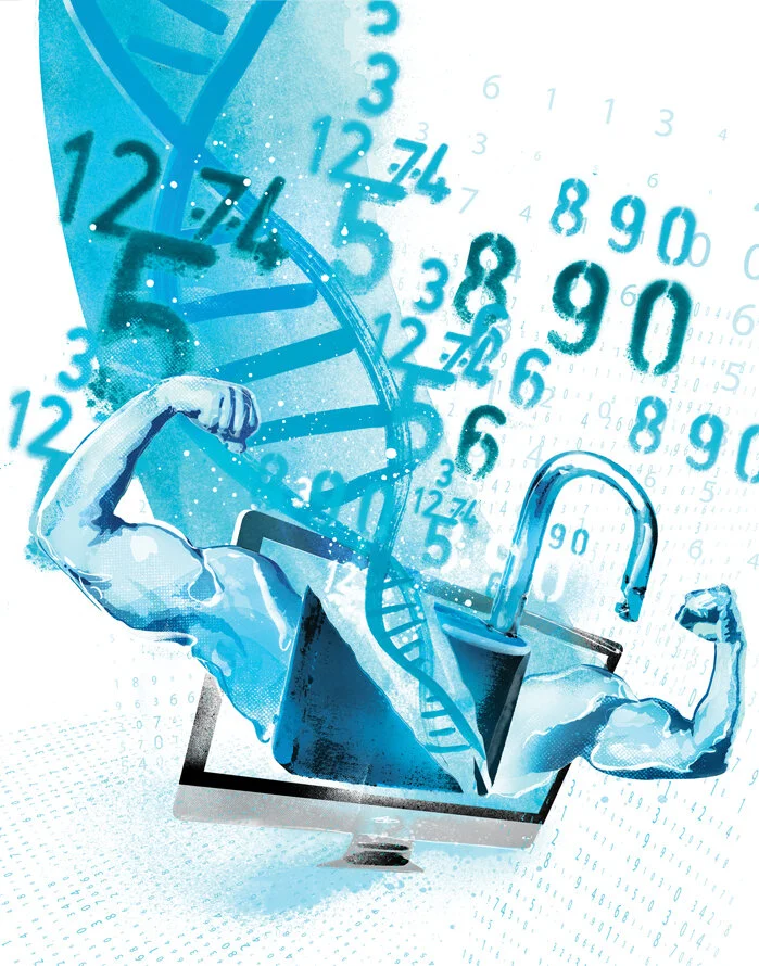 DNA genetic sequence code hacking 