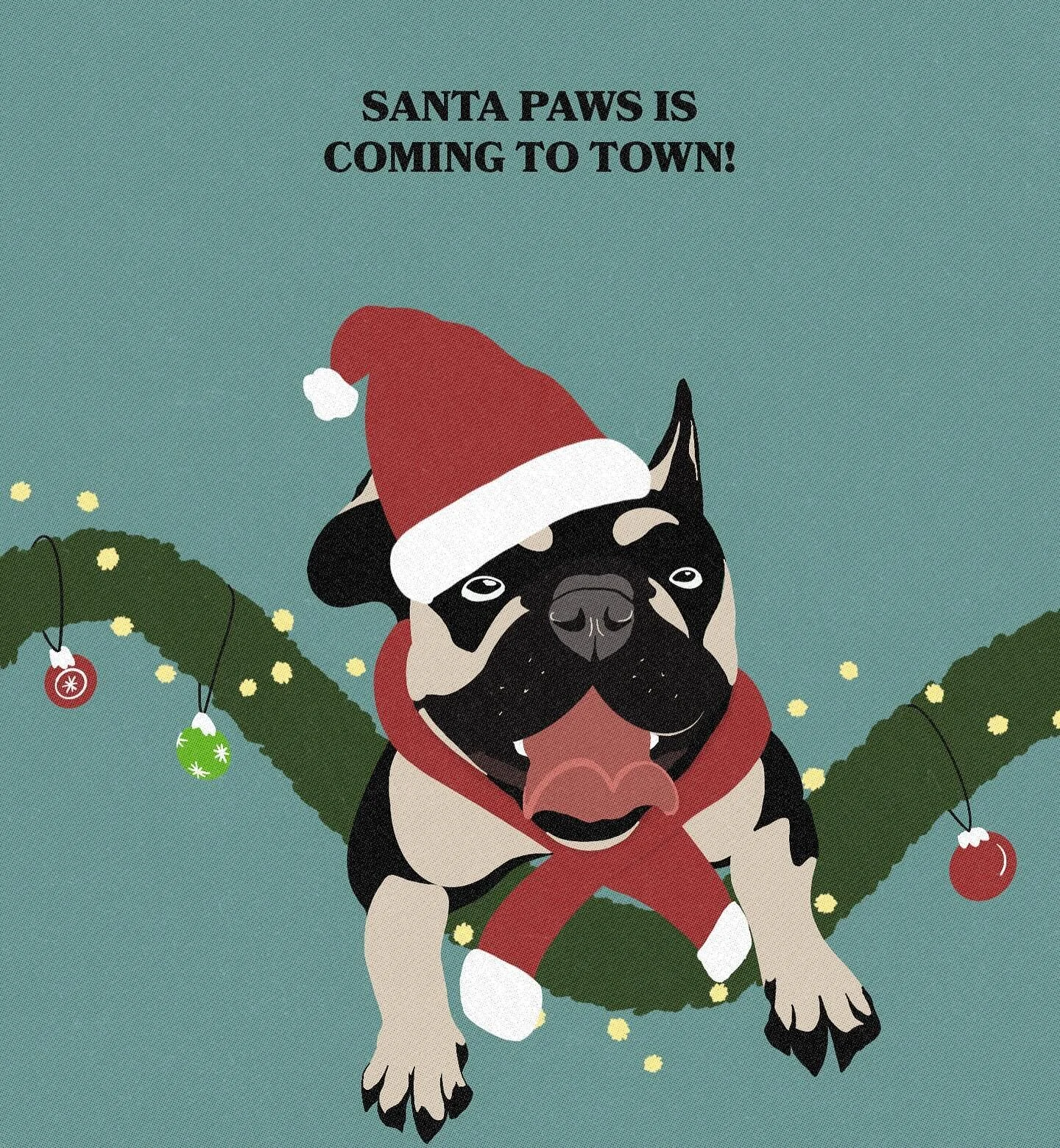 Level up your Christmas cards this year and let your furry bestie be the star 🌟 

Now taking orders for personalised pet Christmas card illustrations 🎄✨

Purchasing options are :
* Digital Copy by itself &pound;15
* Digital Copy with printed A6 car