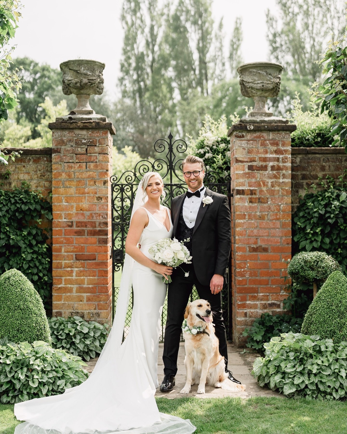 The gorgeous Kate &amp; Dan who married at the lovely @colshaw_hall_cheshire in June 🕊️ A perfect white wedding captured so beautifully by  @charlottepalazzophoto 
⠀⠀⠀⠀⠀⠀⠀⠀⠀
⠀⠀⠀⠀⠀⠀⠀⠀⠀
⠀⠀⠀⠀⠀⠀⠀⠀⠀
@madewithlovebridal 
 @charlottemillsshoes
@mossflorala