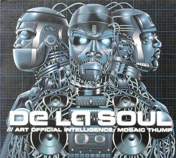 Japanese cover art for 'Art Official Intelligence: Mosaic Thump'. Image property of Tommy Boy Records and Warner Bros.