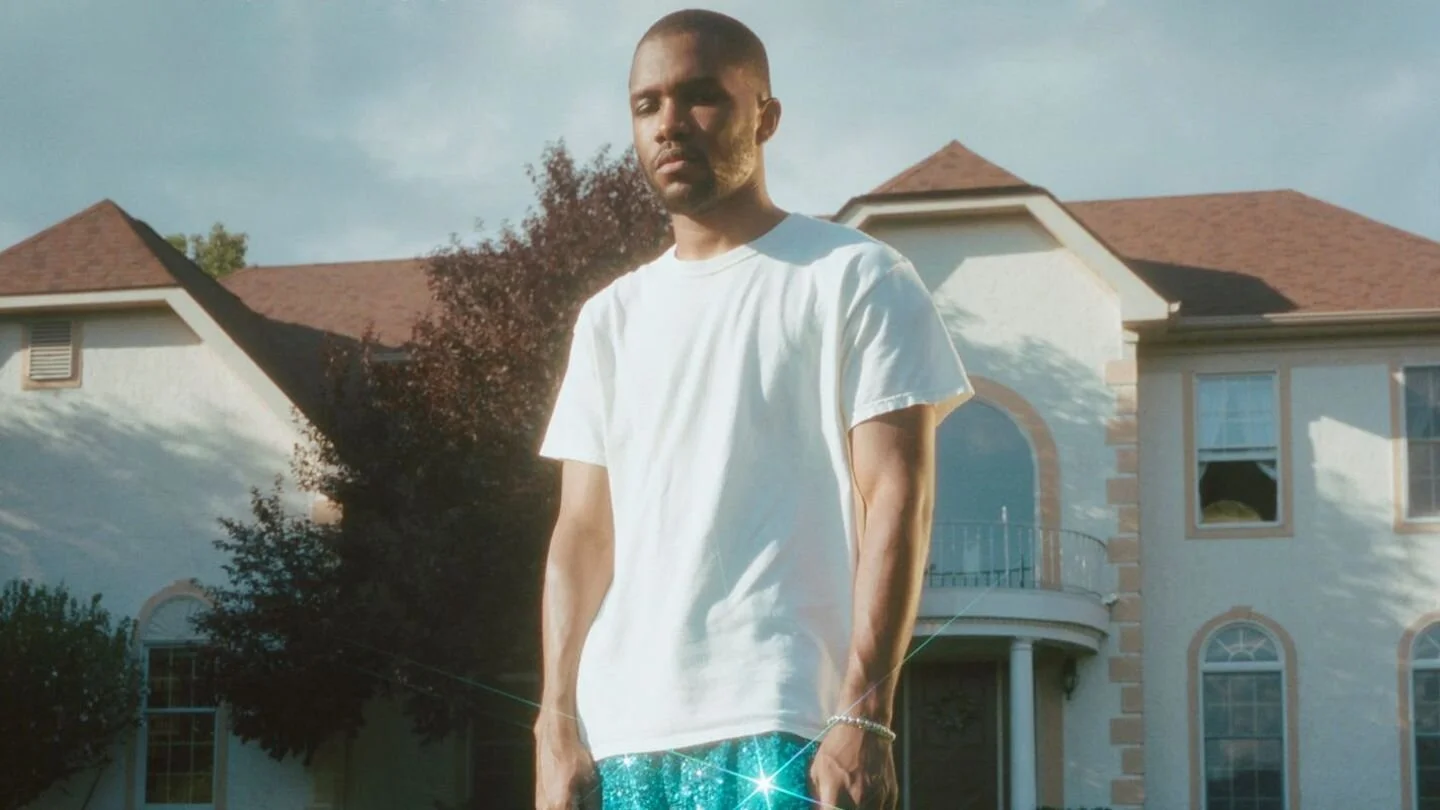 Frank Ocean, the king of emotive black music photographed in 2018. Image property of 032c and Petra Collins.