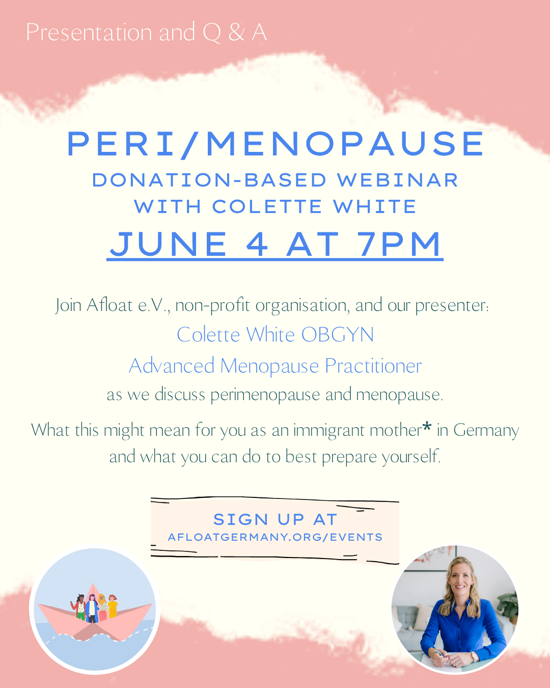 WEBINAR : Peri/Menopause with Colette White