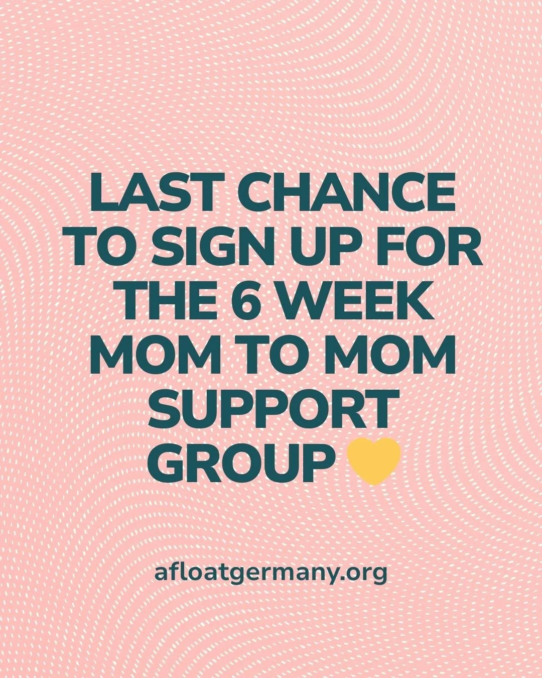We're starting our next 6 week-long virtual support group for foreign moms in Germany on Wednesdays from October 1st-November 5th from 11:30-12:30 CET.

Come to connect with other moms and share/learn about others' experiences on various aspects of m