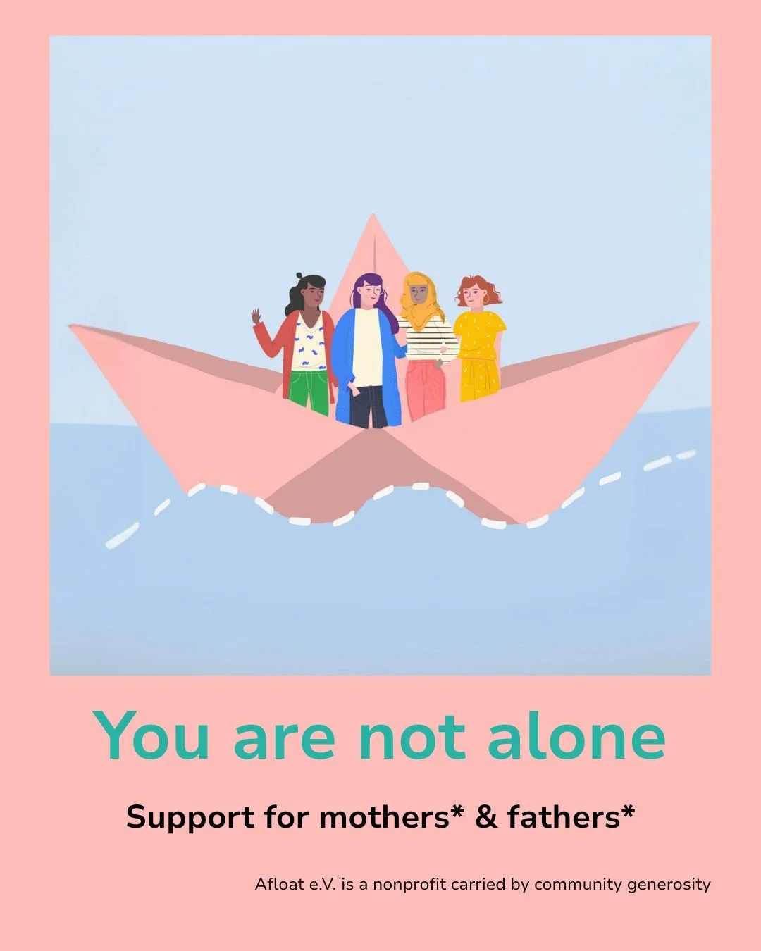 In this winter time, during the rush of the end of year celebrations and under a rainy week here in Berlin, let's take a moment together to pause and remember why Afloat exists.

We are a nonprofit organisation held together by volunteer facilitators