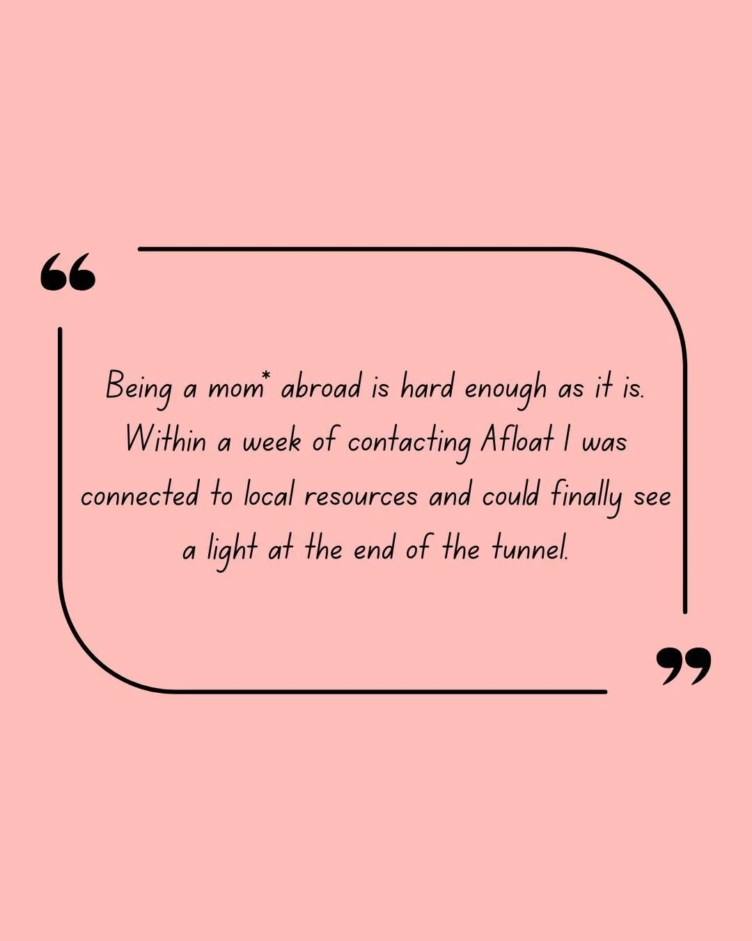 Simply us feeling deeply grateful for what mothers* have shared with us over the years. Thank you and see you in 2026!