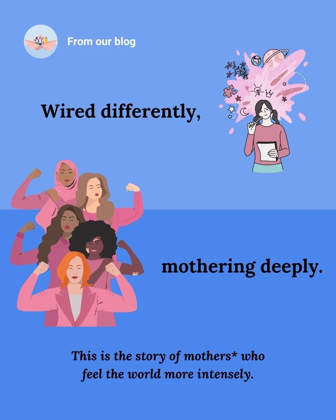 Neurodivergent mothers* experience pregnancy, birth, and early parenthood in ways that are often overlooked. Sensory overload, executive dysfunction, masking, and the pressure to fit a &ldquo;good mother*&rdquo; script can make the early years especi