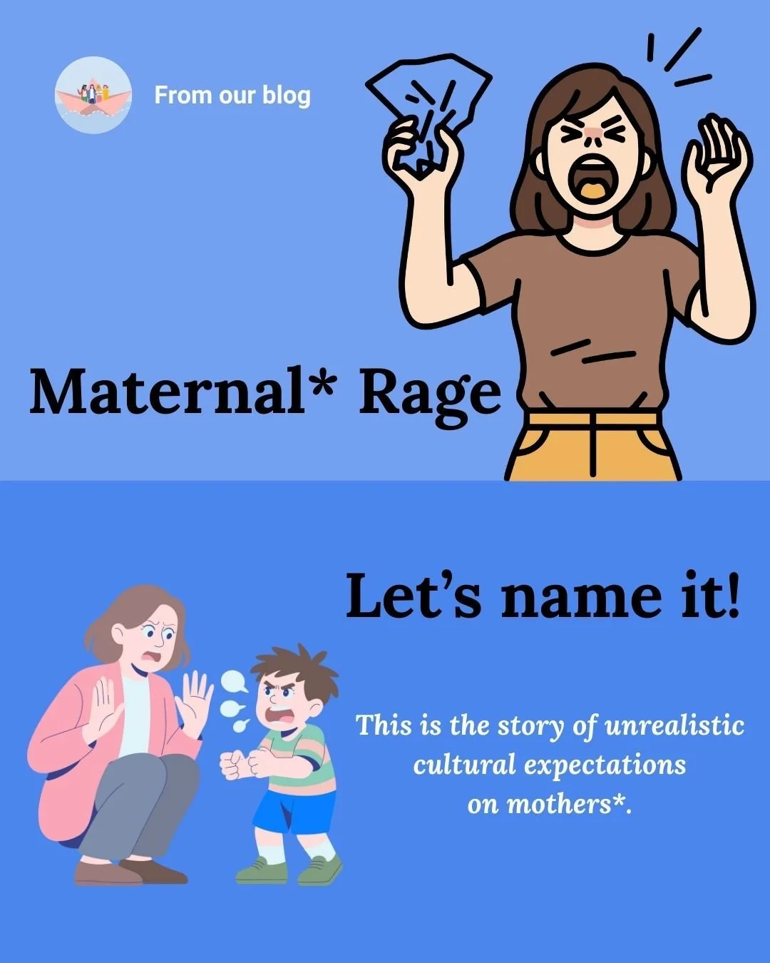 Maternal* rage is often misunderstood, minimised, or softened into silence. Yet for many caregivers, it is a response to prolonged stress, exhaustion, unmet needs, and the pressure to hold everything together without support.

Rage does not appear ou