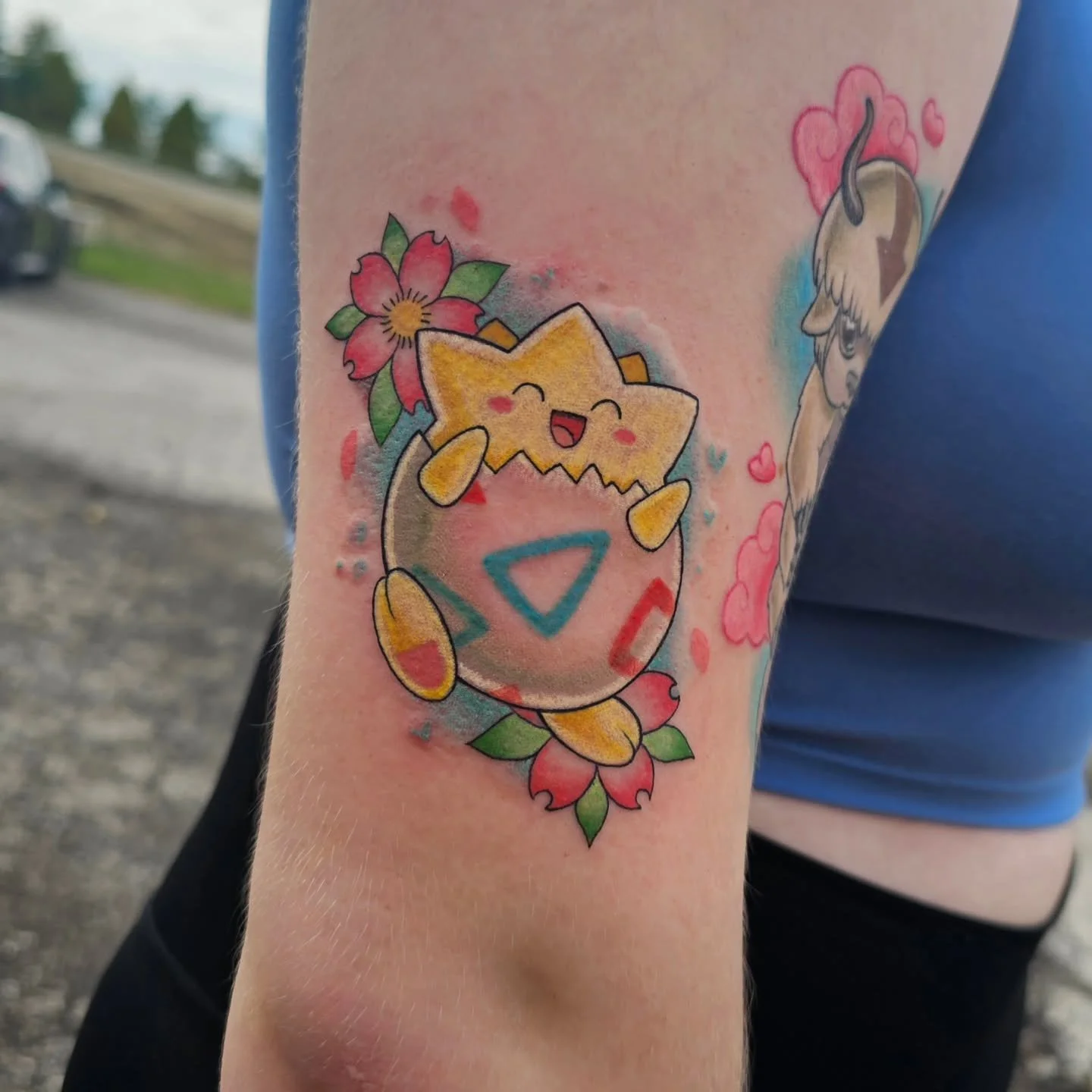 Wahhhh Togepi!!! Looking to do more cute lil' Pok&eacute;mon and anime inspired pieces! ☆

Booking now! LINK IN BIO!
https://calendly.com/j3mink

#togepitattoo #pokemontattoo #kawaiitattoo #colortattoo #animetattoo