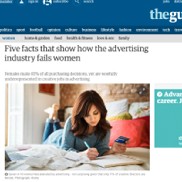 Creative Equals Ali Hanan takes the message to The Guardian readers