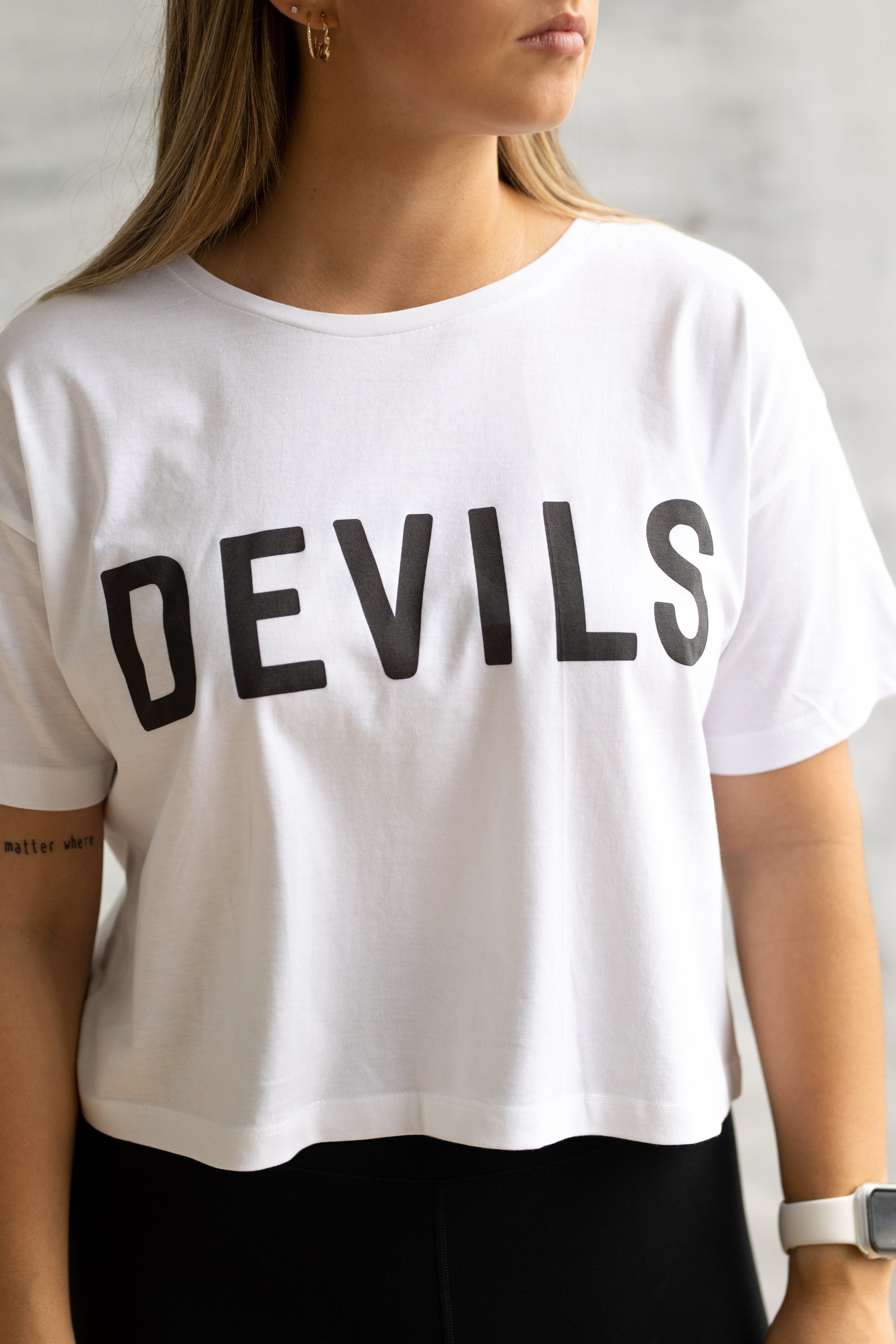 New Jersey Devils Levelwear Women's Lux Underline T-Shirt