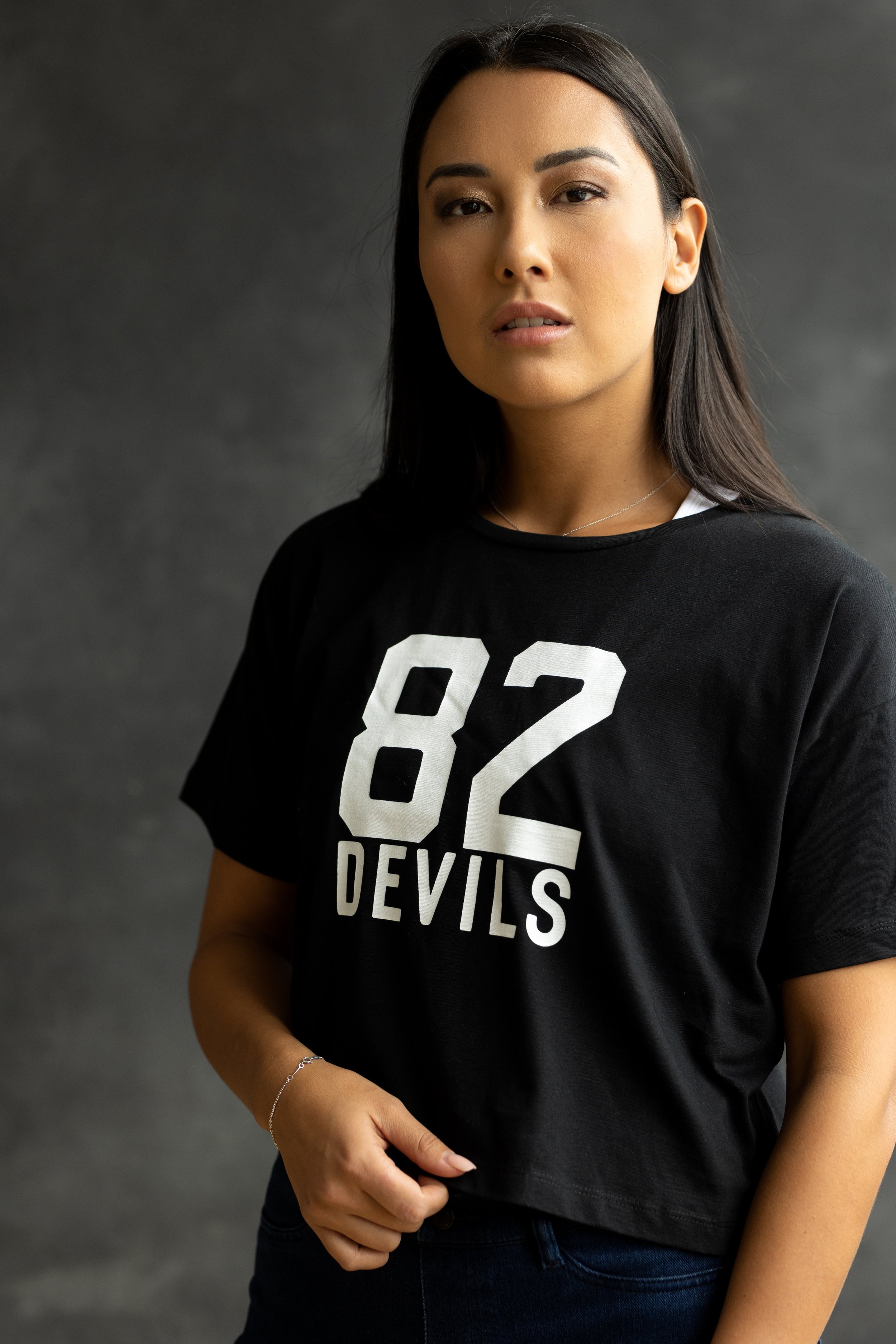 Ladies New Jersey Devils Crew Sweatshirt, Devils Crewnecks