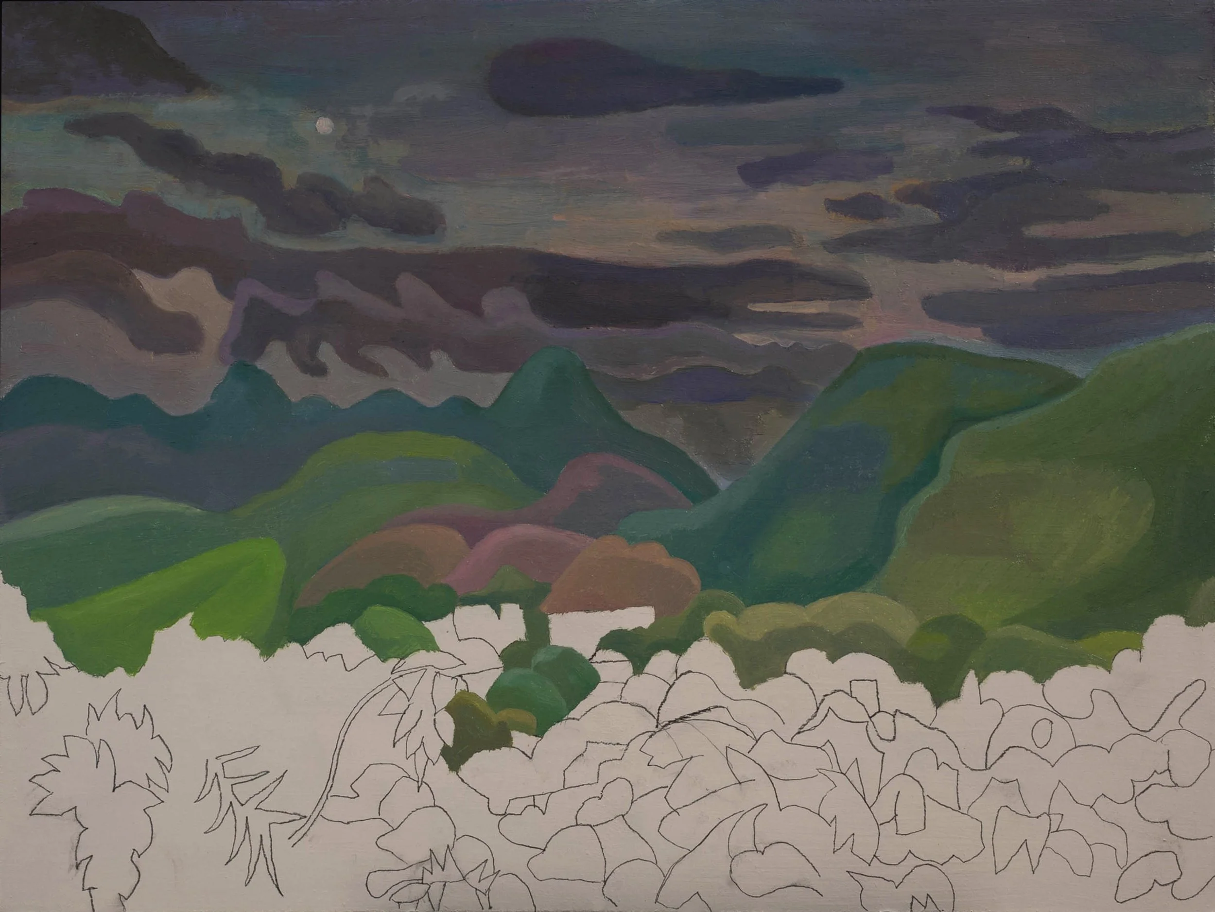 Moon rising over mountains Mexico. Day 4.jpg