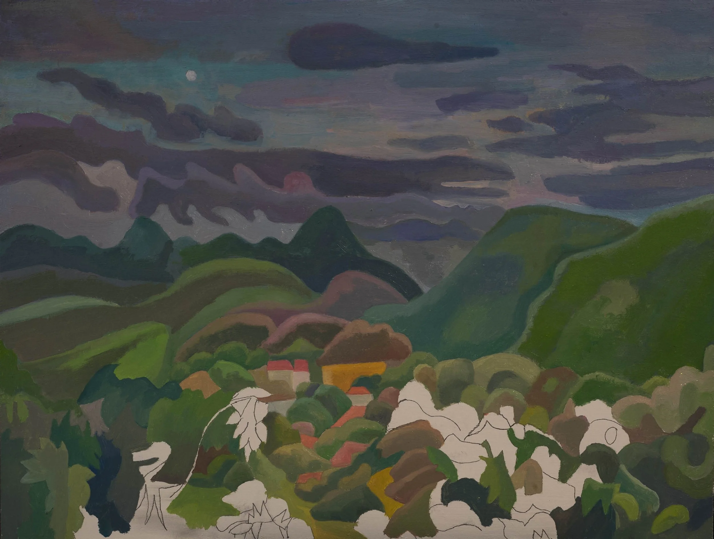 Moon rising over mountains Mexico. Day 5.jpg