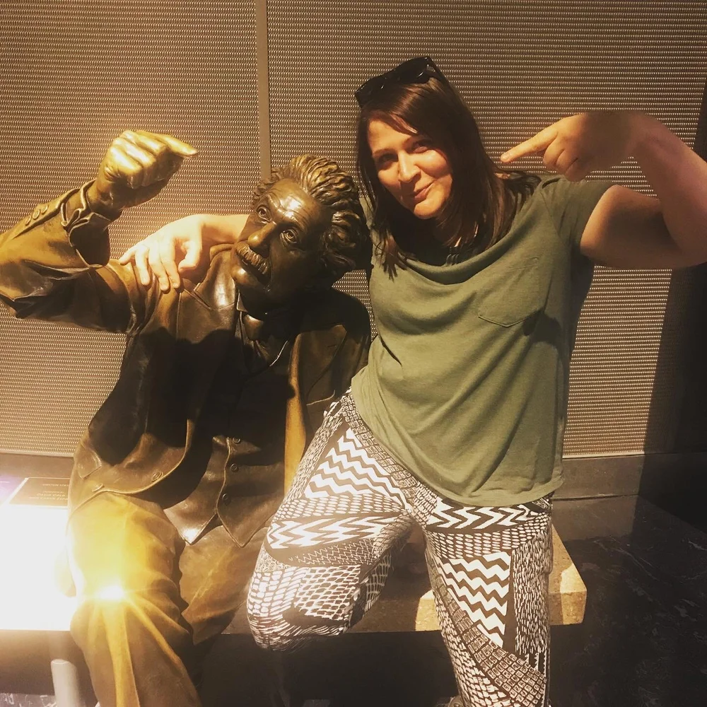  Me and a statue of Einstein 