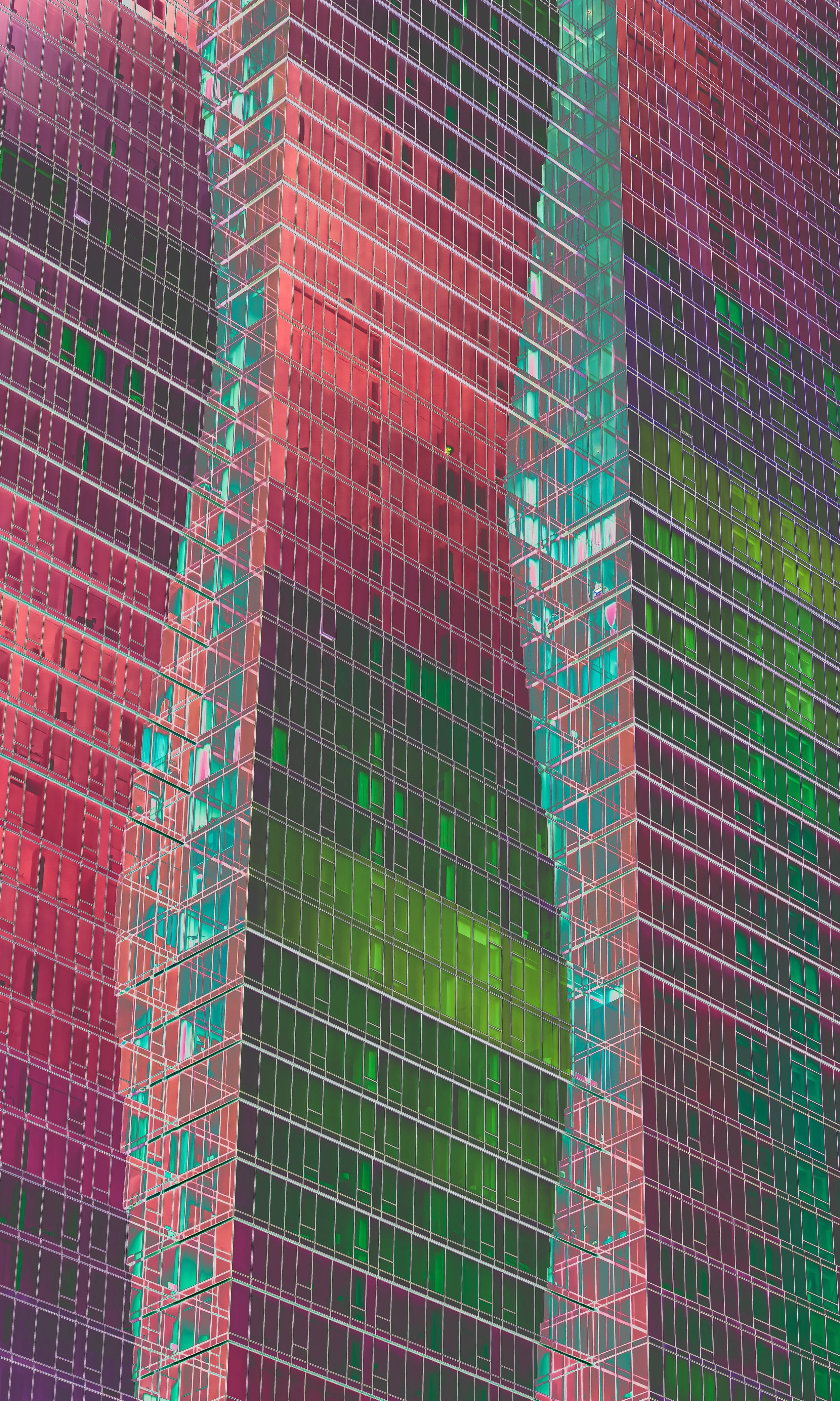 Larry Asaro, "Illusion",  Chicago high-rise reflections from river cruise, 18x24, 	Photograph,  $300