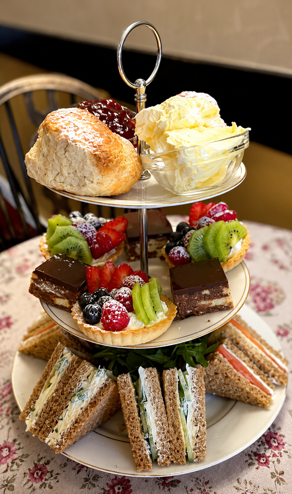 Traditional English afternoon tea
