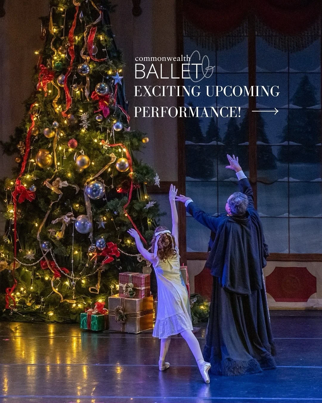 ✨This Saturday✨ Our company dancers are joining @merrimackvalleyphilharmonic on stage for their Winter Wonderland Concert!🩰❄️

🎶Dancing to live music is such a special and valuable experience and we feel so privileged to be able to provide our danc