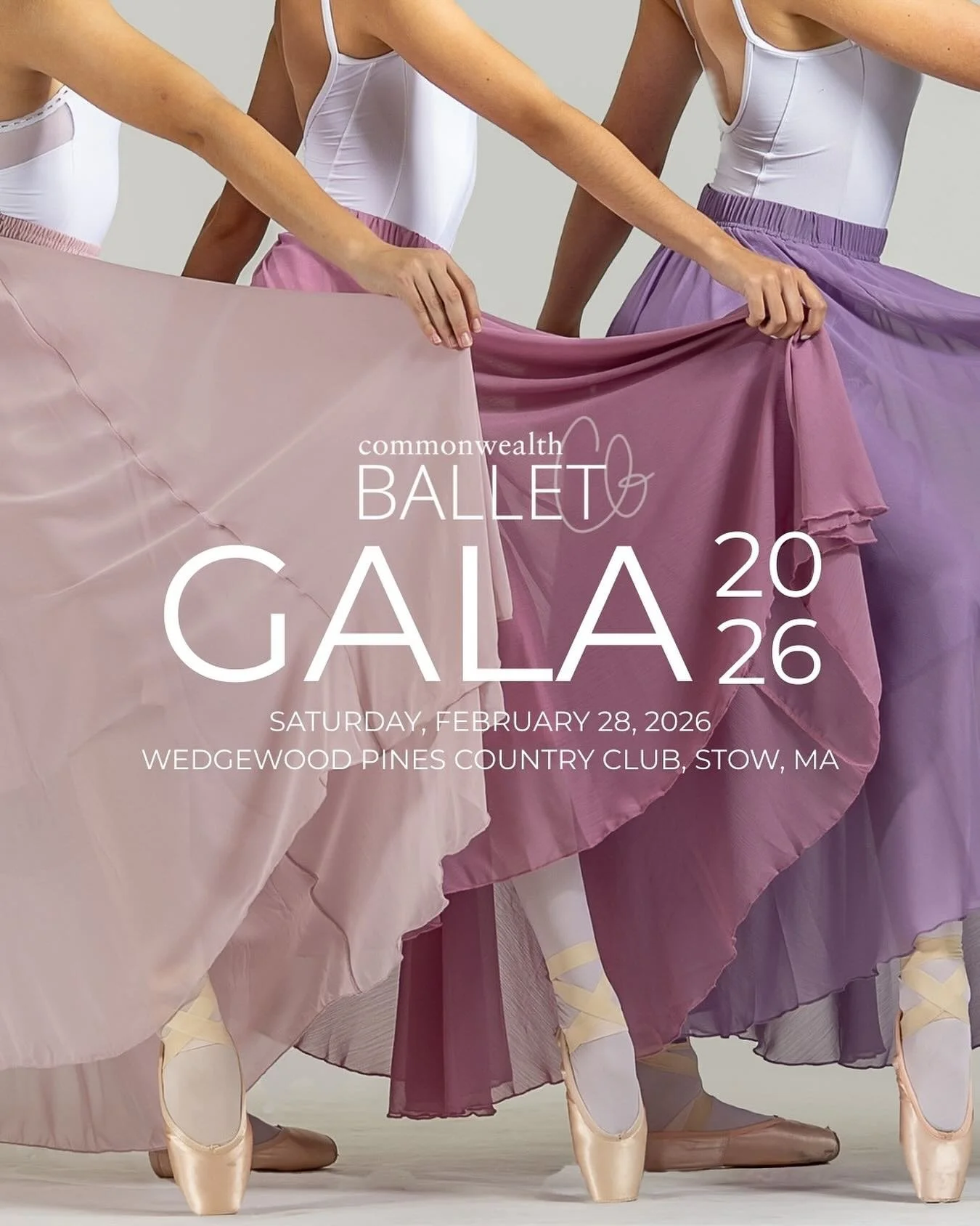 You&rsquo;re invited to our 2026 Winter Gala!!🪩🥂🩰
🎟️Tickets are on sale now for this fabulous evening of dinner and dancing at Wedgewood Pines Country Club in Stow, MA. The event will feature a preview performance of &ldquo;Shift&rdquo; by the da