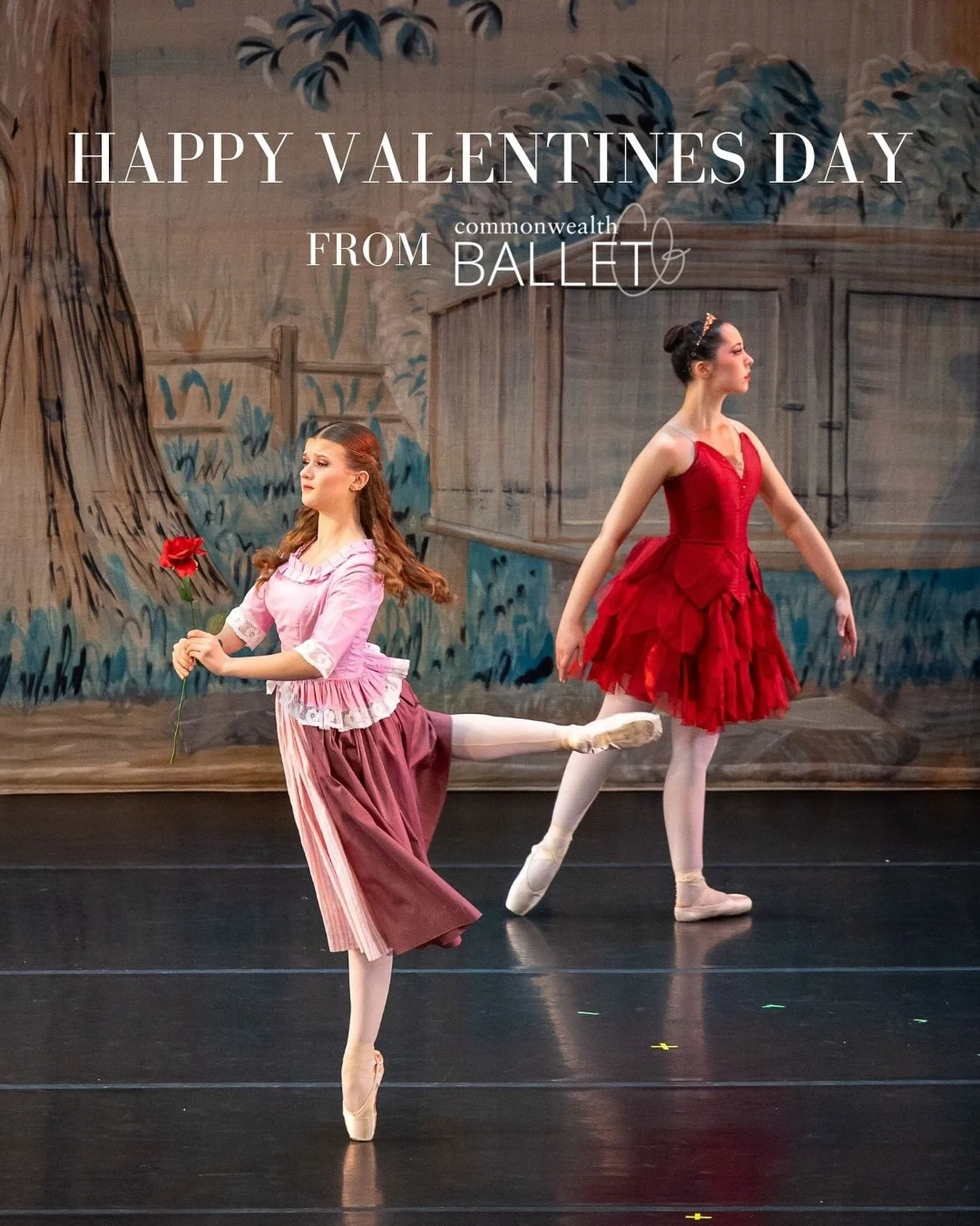 Happy Valentine&rsquo;s Day from CBC 🌹❤️

Today we are sending love to our dancers, artistic staff, volunteers, audience members, and every community member!
💌As a thank you, enjoy 15% off tickets to our Spring Repertory show &ldquo;Shift&rdquo; wh