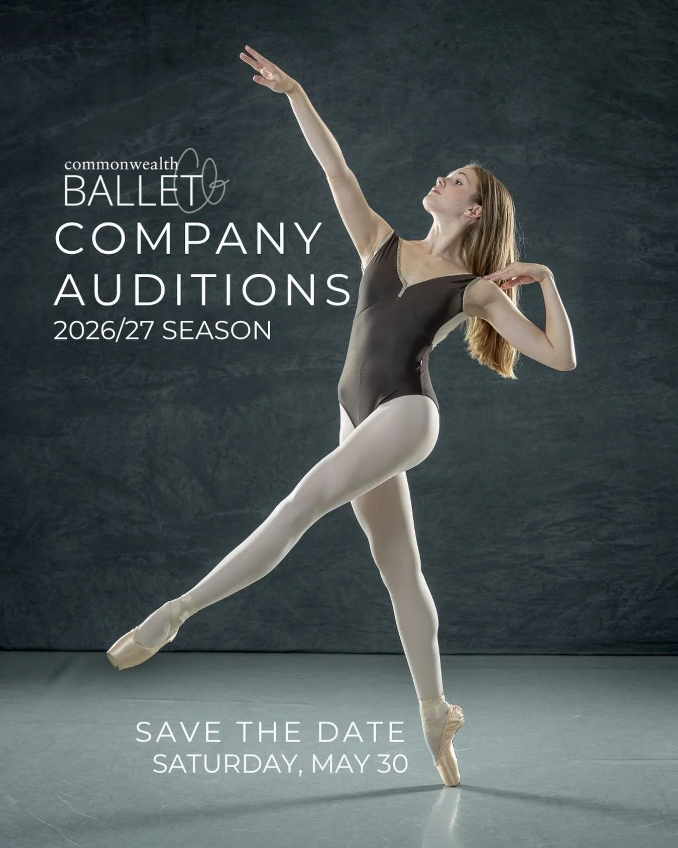 🗓️Save the date!!! CBC is holding open auditions for our pre-professional youth ballet company&rsquo;s 2026/27 season!🩰

✨The audition will be held at @actonschoolofballet - our official ballet school - on Saturday, May 30! Stay tuned for timing + 