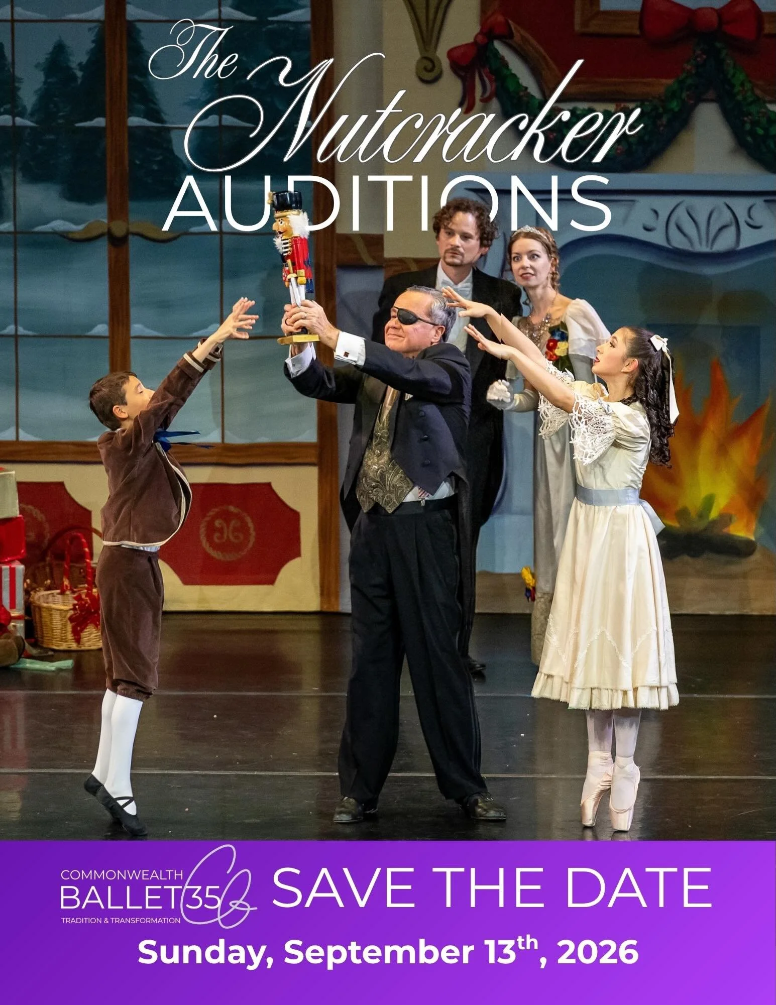 Double Audition Feature!!🤩

🚨Nutcracker already?!? Don&rsquo;t worry, we know it&rsquo;s summer and Nutcracker is still far far away, but it&rsquo;s never too early to mark your calendars for auditions, especially for our 35th Anniversary Season pr