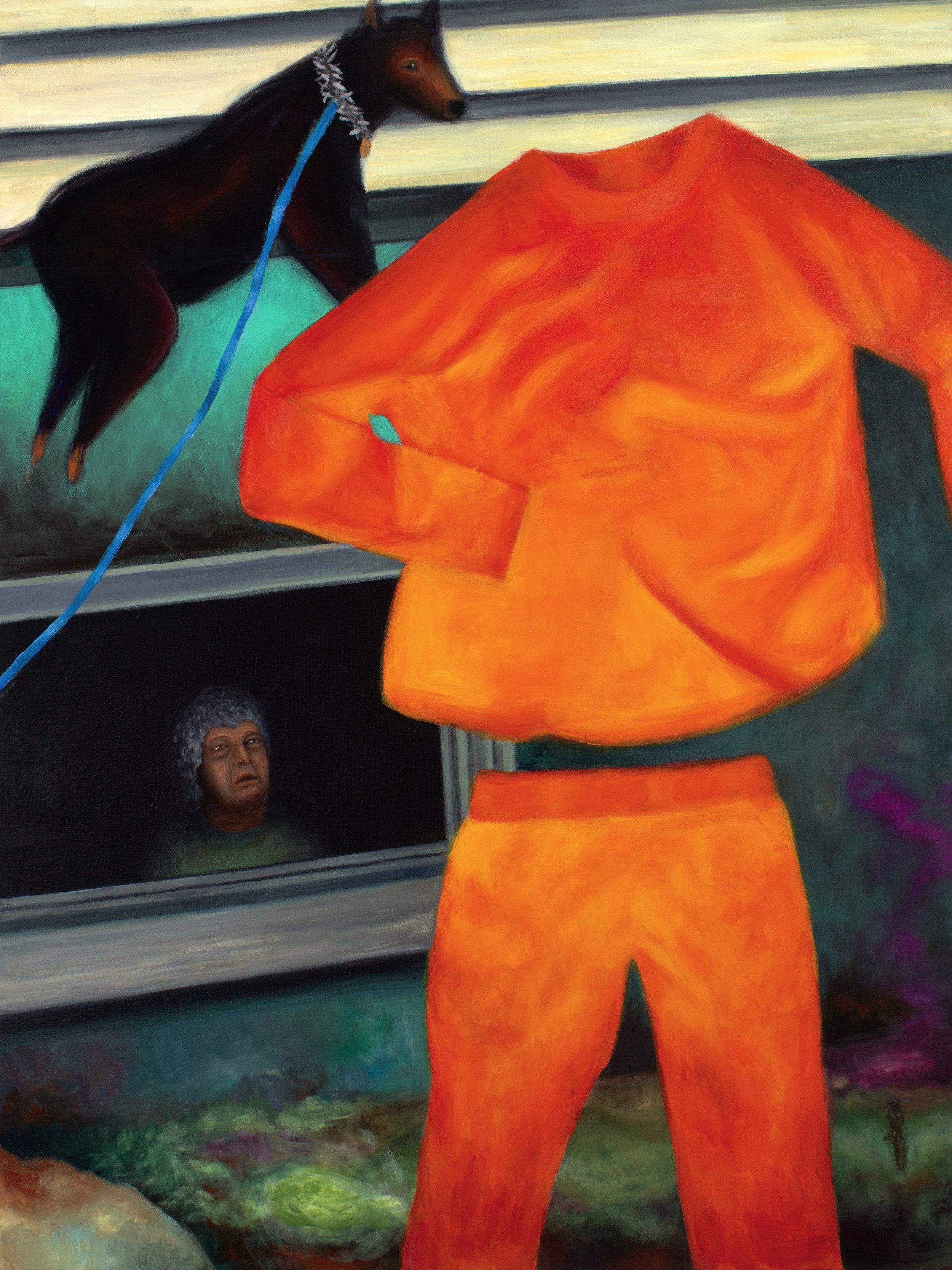 book of norman (a.k.a. fat dog)
18" x 24" acrylic on canvas