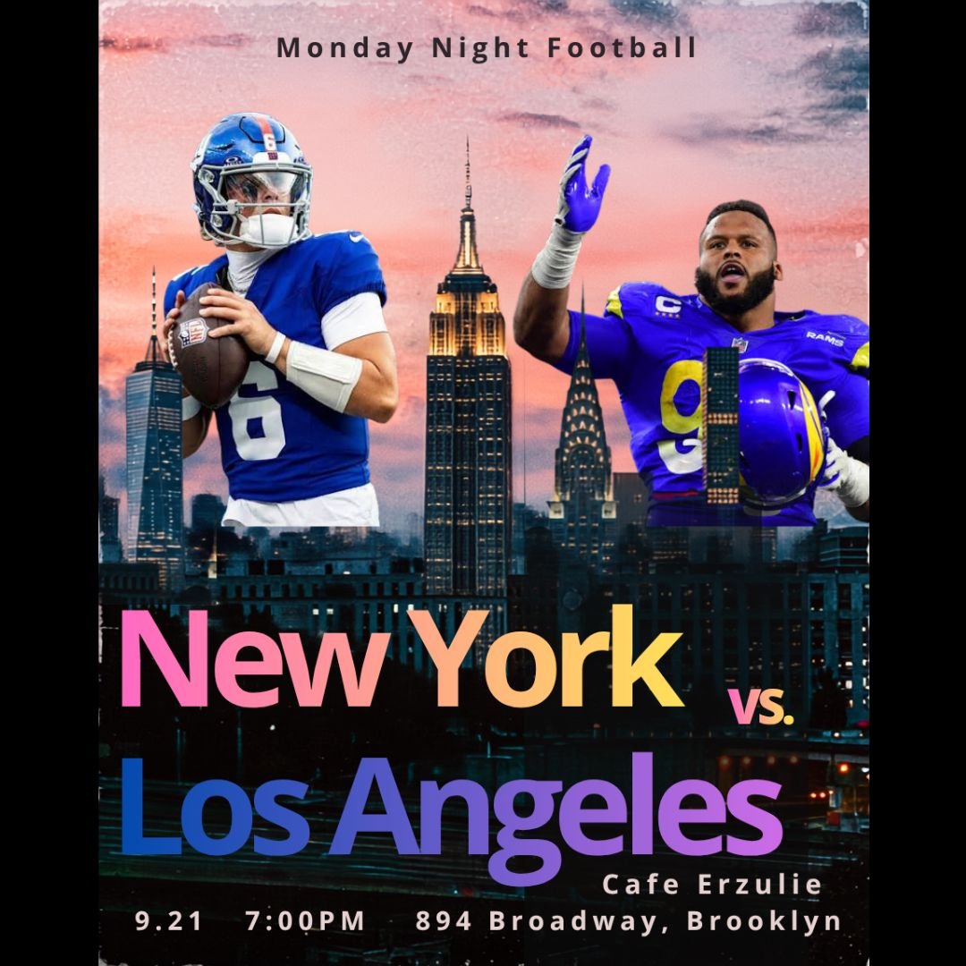 Giants v Rams Watch Party