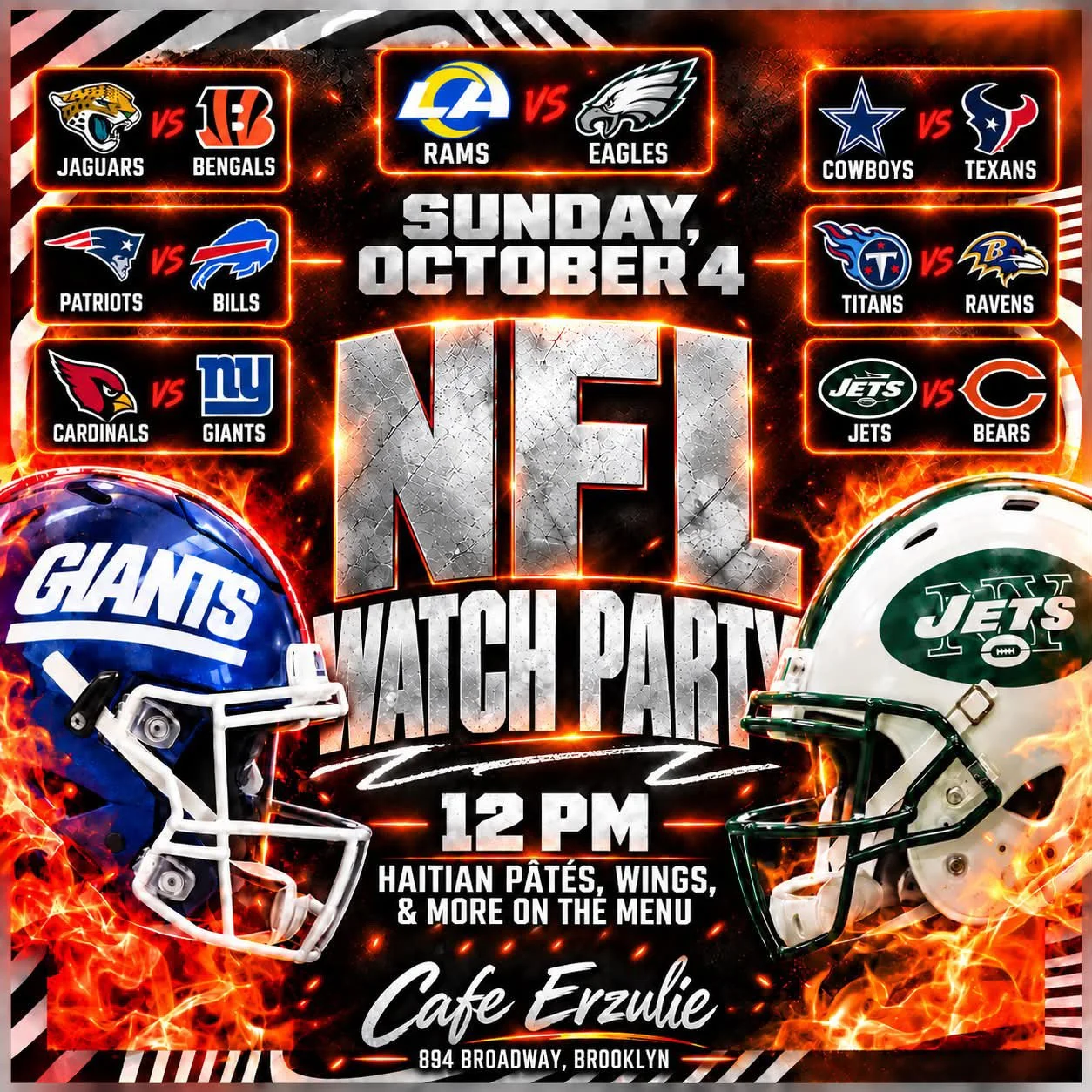 NFL Sunday Watch Party
