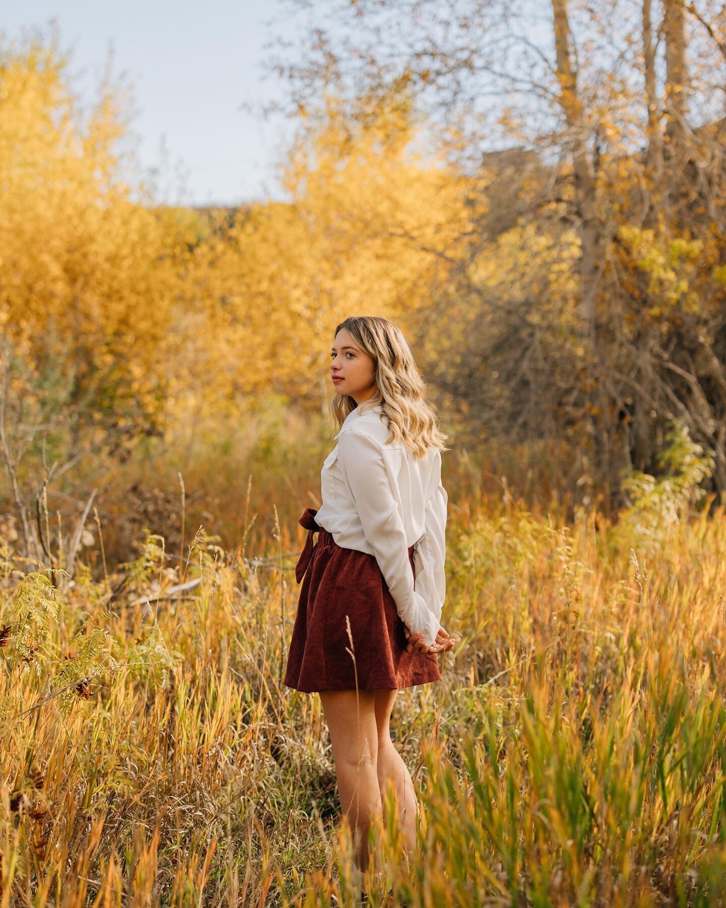 Again&hellip; fall seniors 🤩🍂 We definitely waited in our car for the rain to stop! Haha