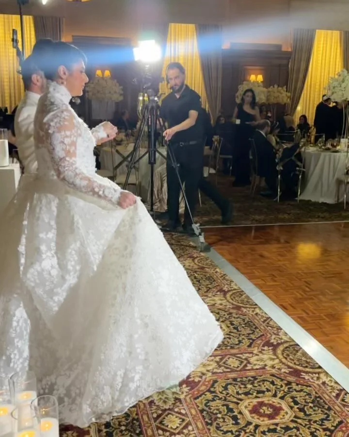 We love performing for your special moments. Here&rsquo;s a beautiful first dance for Nadine and Ayman 🤍🤍🤍 
&mdash;
Planner: @_imadination 
Venue: @thedacevents